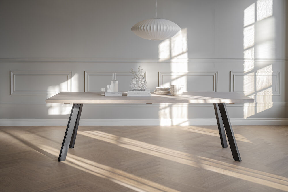 Rowico Home Fred Esstisch Weiß pigmentiert 240cm