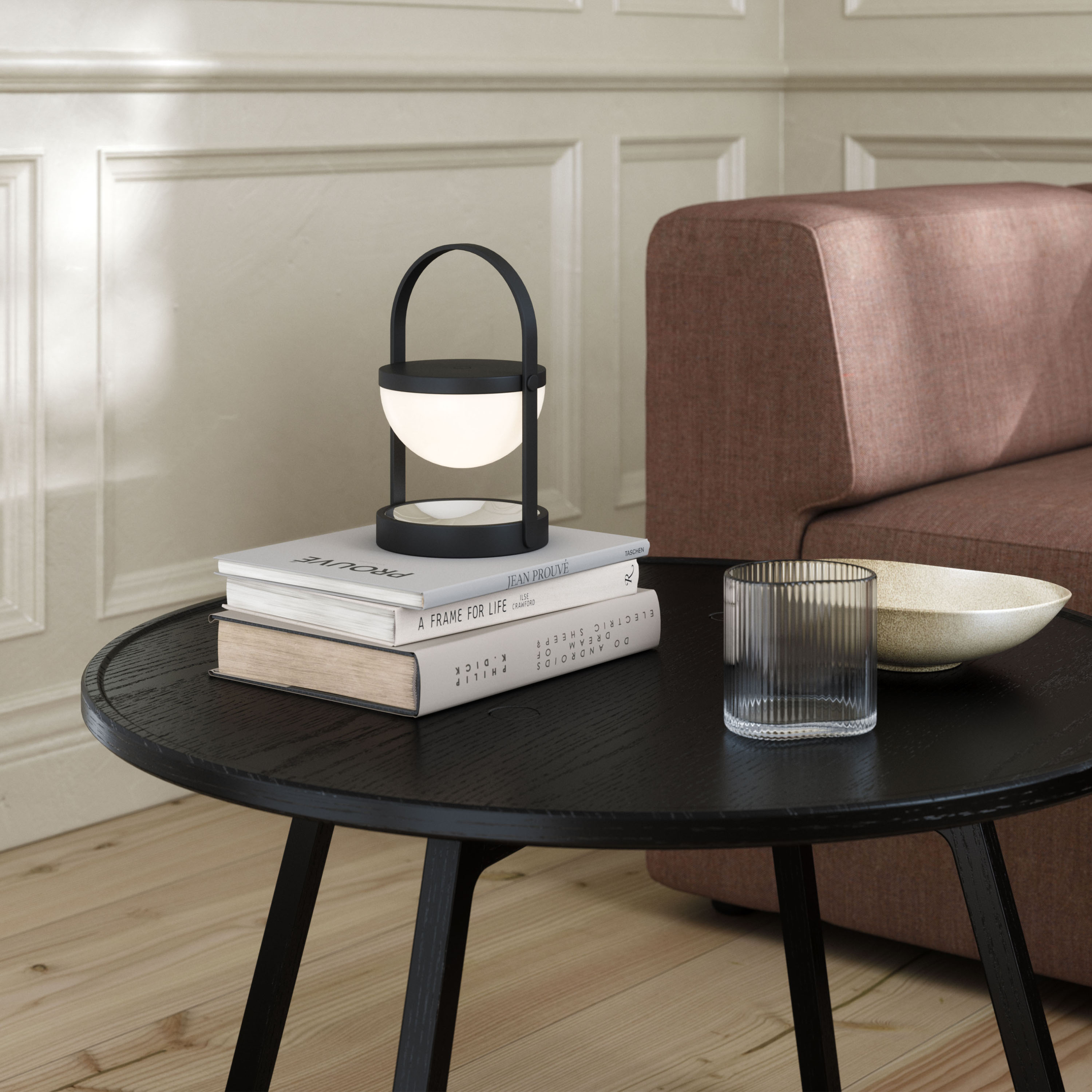 Andersen Furniture A-Flash Bærbar Lampe Svart 22cm