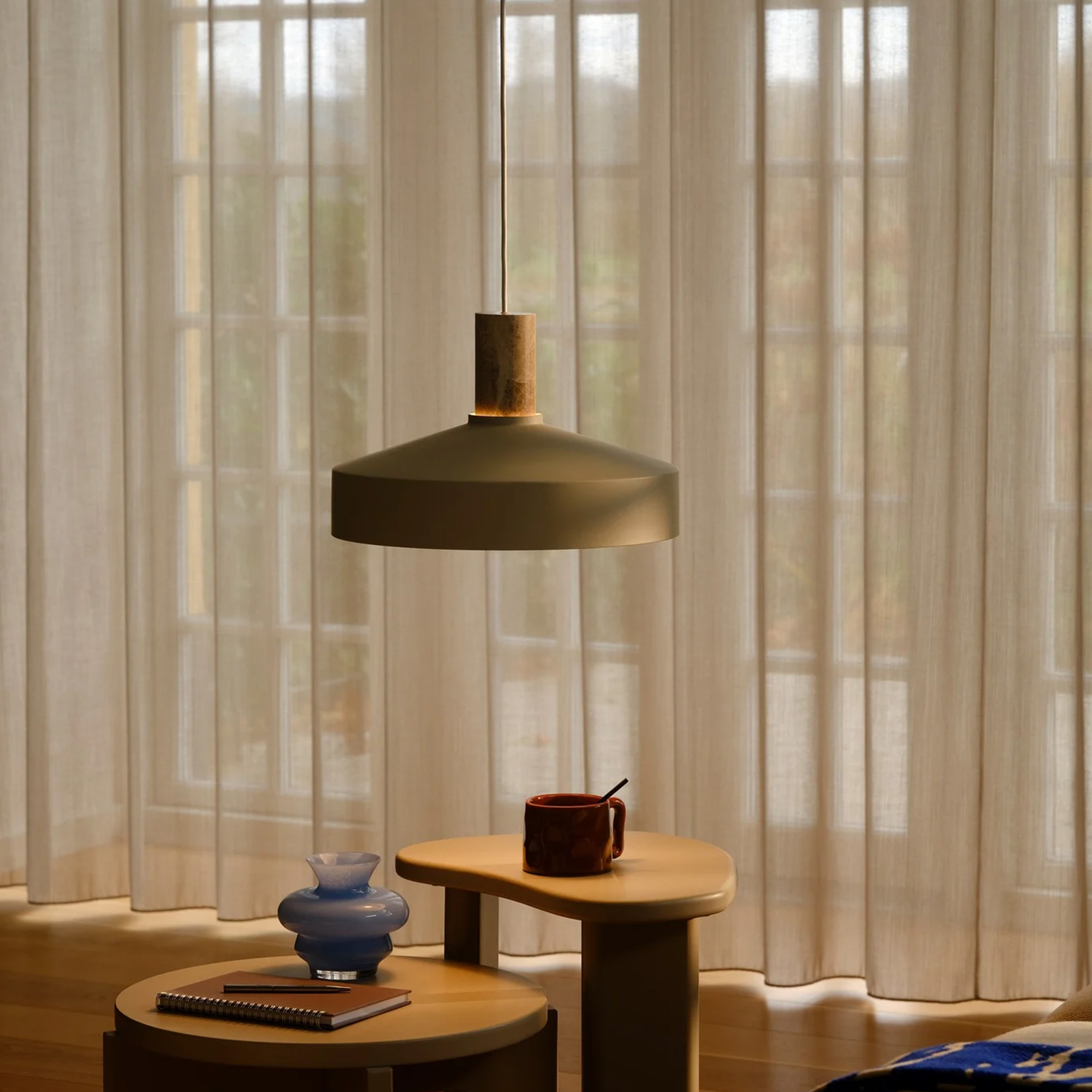 Nordlux Elvas marble Taklampa Beige Ø37