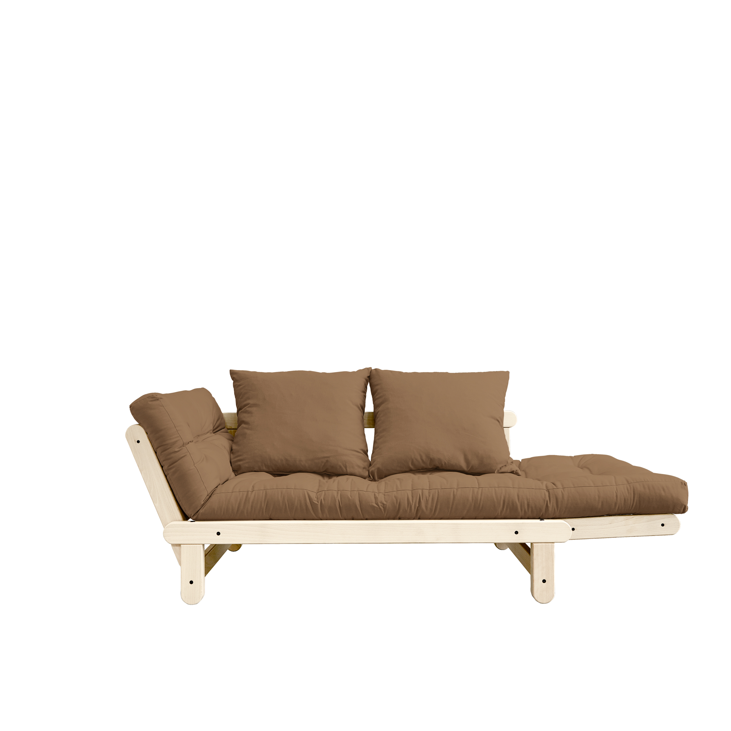 Karup Design Beat Bäddsoffa Natur/Mocca 200cm
