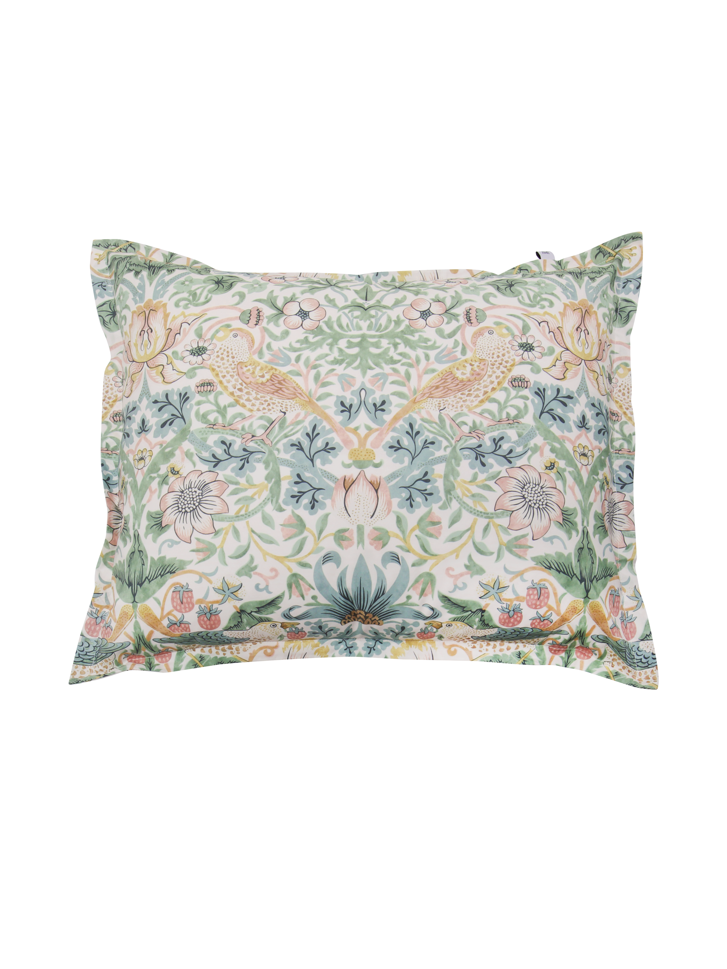 Strawberry Thief Örngott Green/Pink 60x80