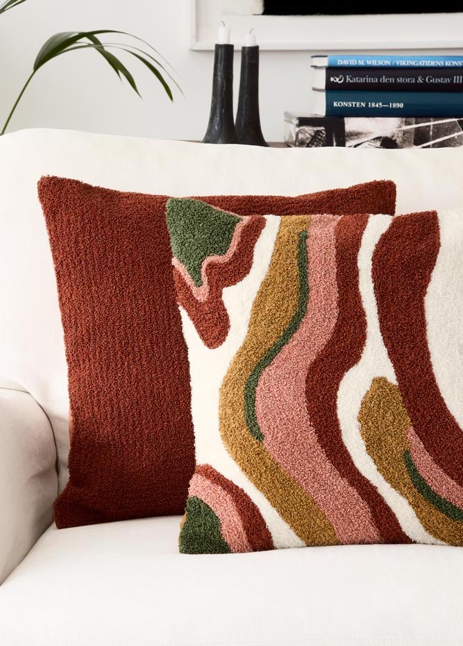 Chhatwal &amp; Jonsson Mani Tyynynpäällinen Linen/Cotton Terracotta 50x50