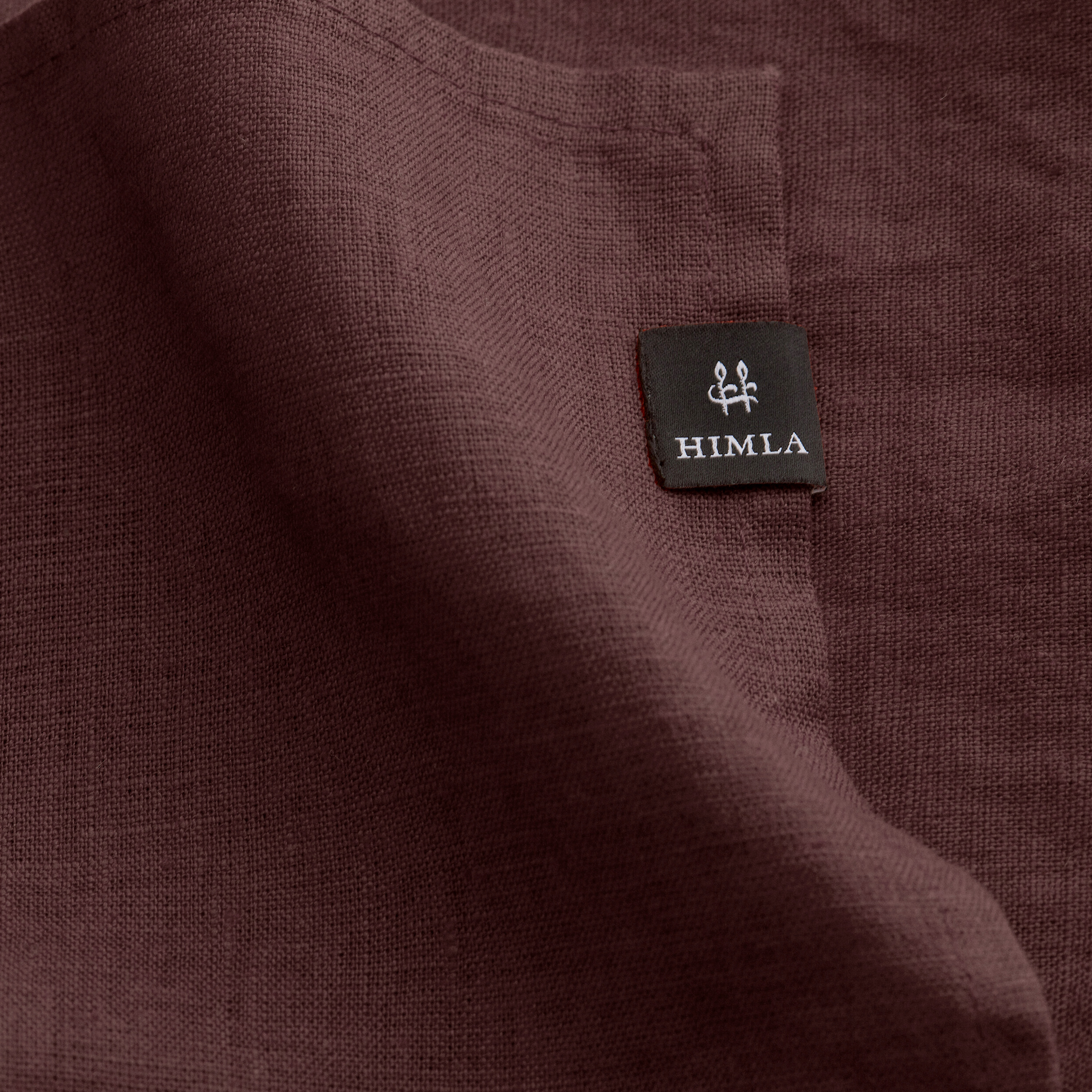 Himla Sunshine Zip Kuddfodral Burgundy 50x50