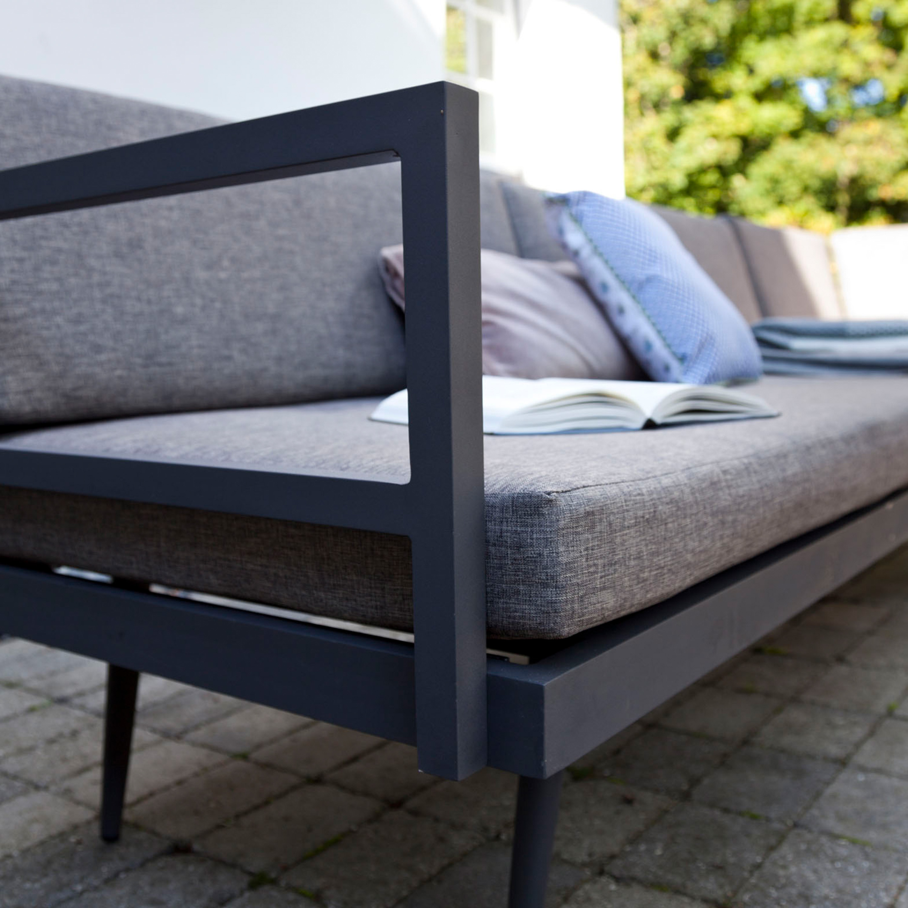 Cinas Rio Loungesoffa Anthracite/Grey