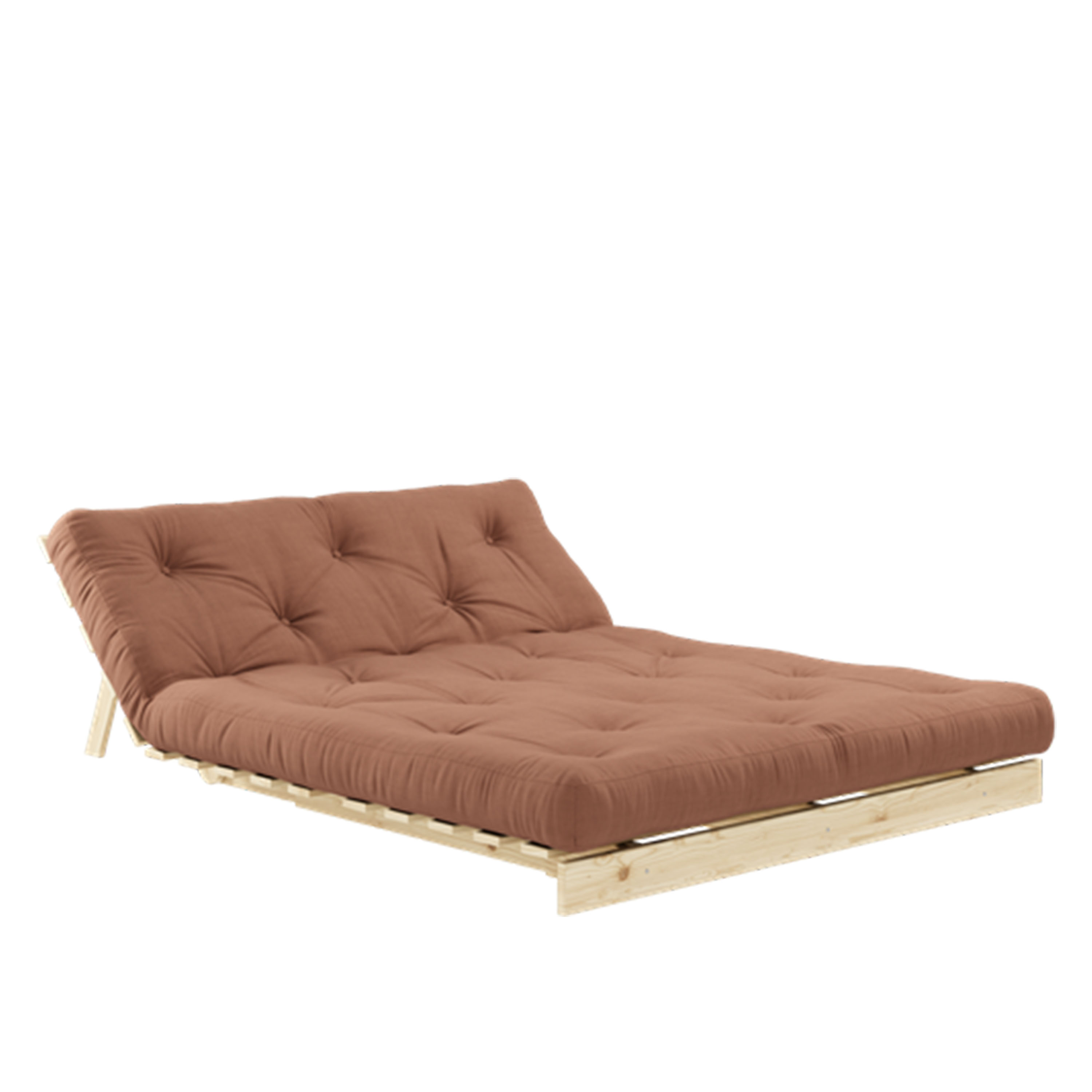 Karup Design Roots Vuodesohva Luonnollinen/Clay Brown 140cm
