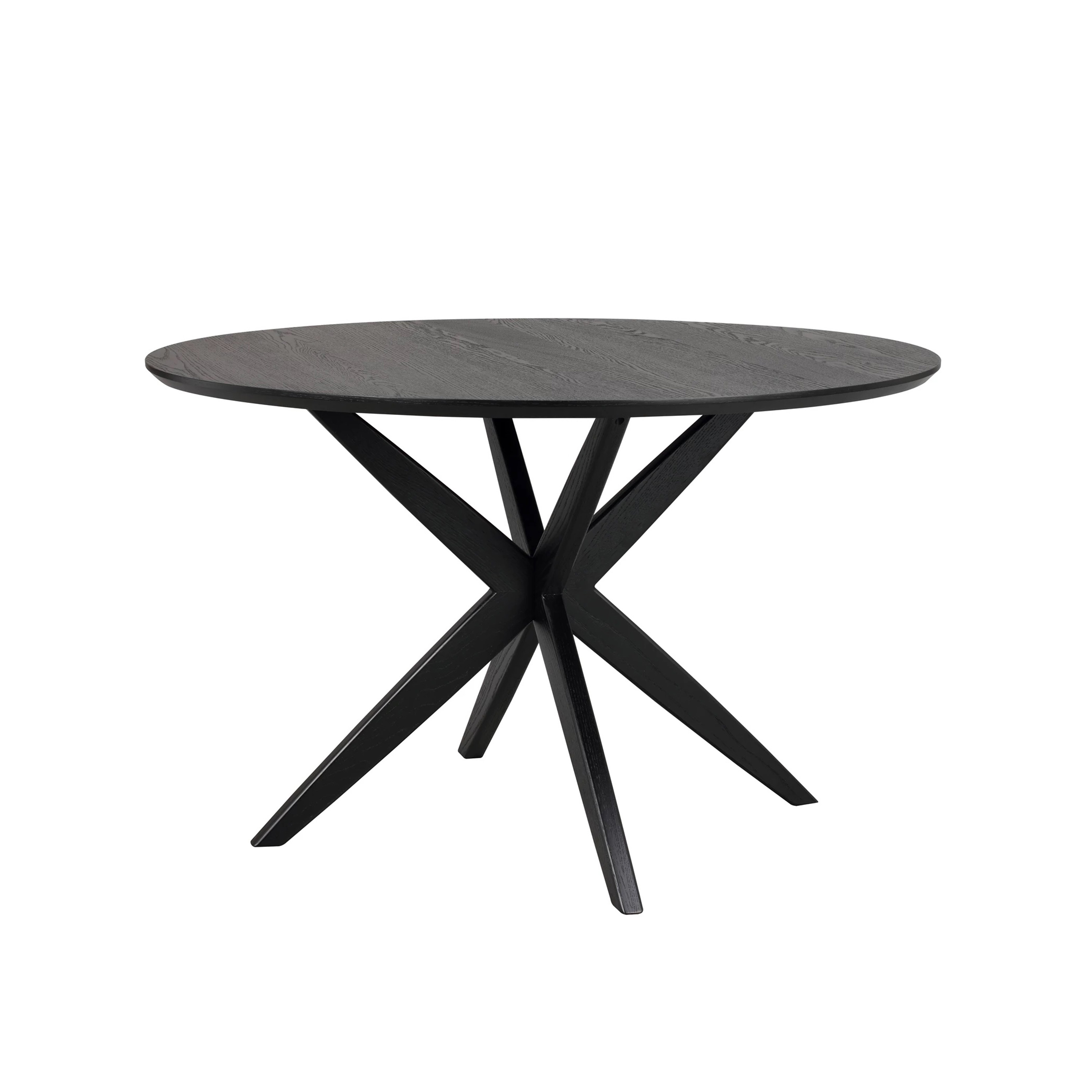 Rowico Home - Calverton Esstisch Schwarz Ø120 - Braun