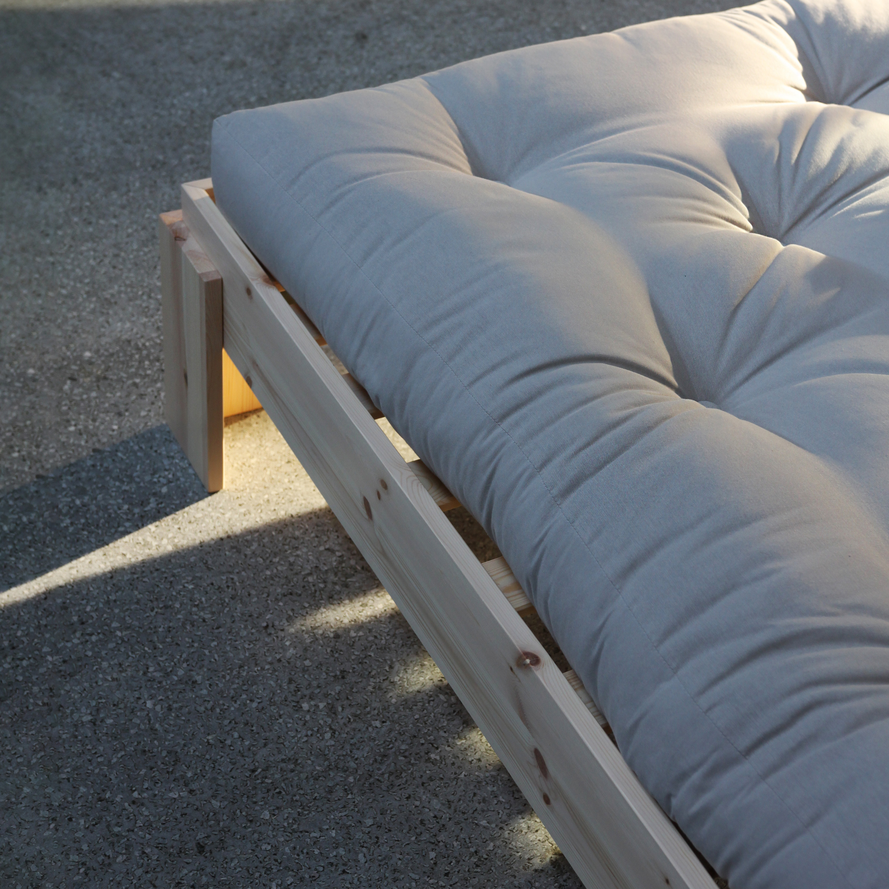 Karup Design Layers Sengeramme med Benk Natur 140x200