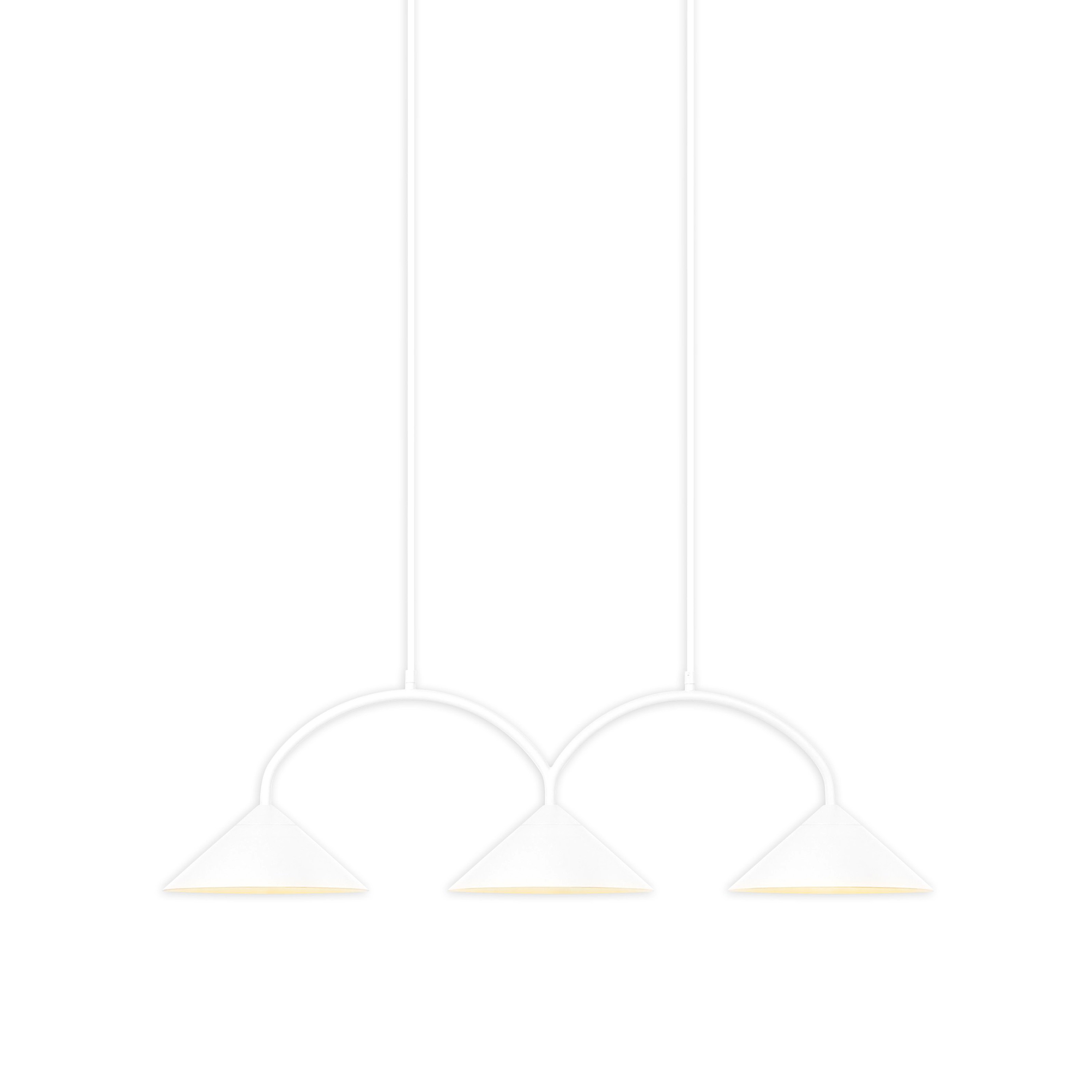 Globen Lighting Curve Taklampe 3 Hvit