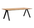 Carradale Matbord Ek/Svart 220cm