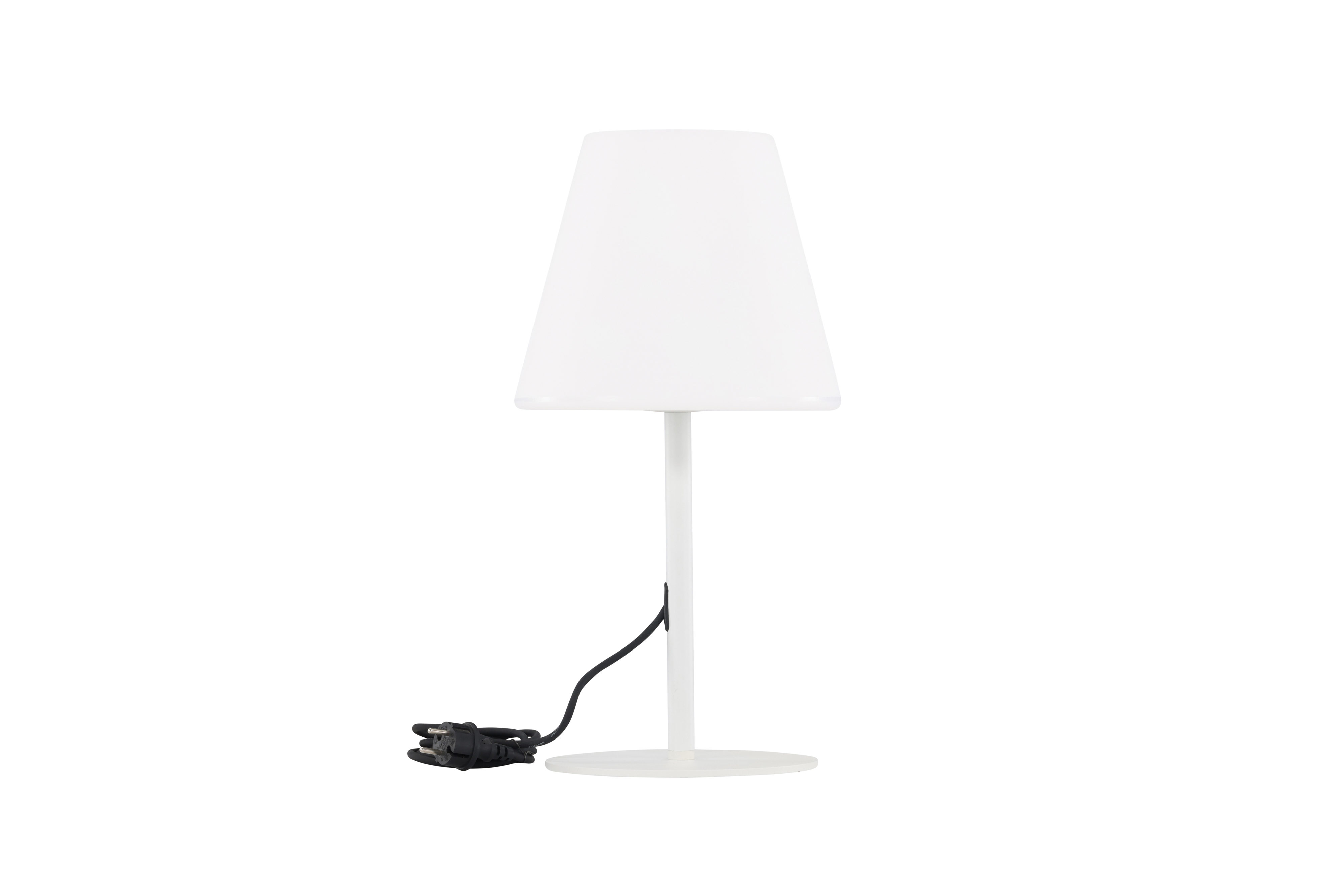 Venture Home - Moris Bordslampa Black/White Ø28 - Vit