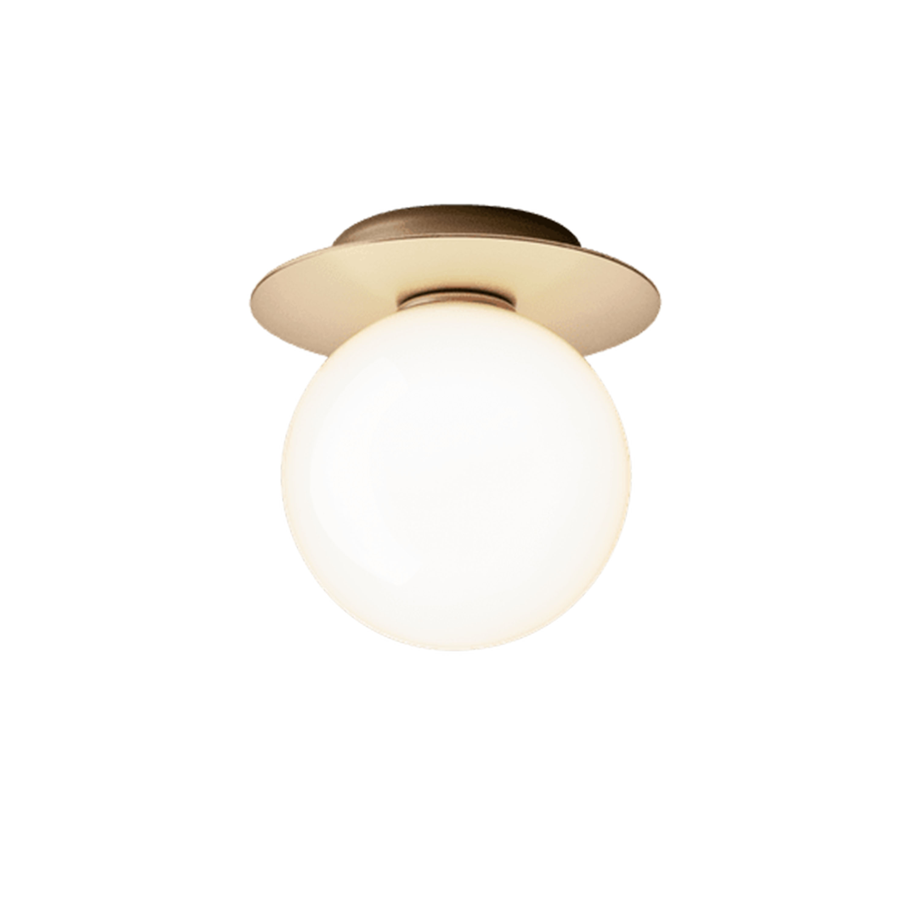 Nuura Liila 1 Vägg/Taklampa Nordic Gold/Opal Medium