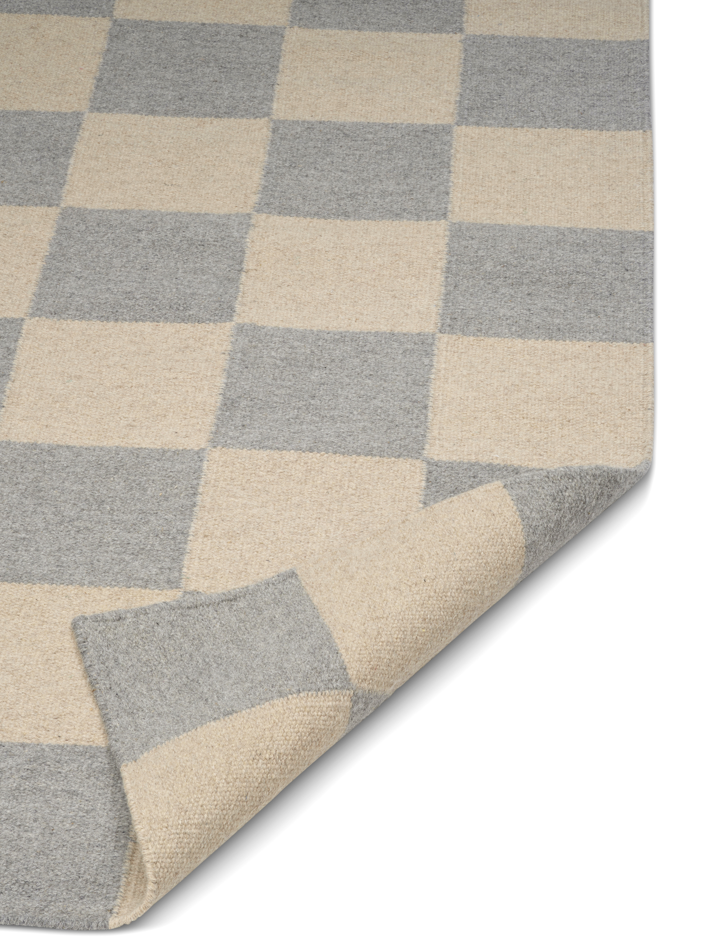 Classic Collection Squares Villamatto Harmaa/Luonto 200x300