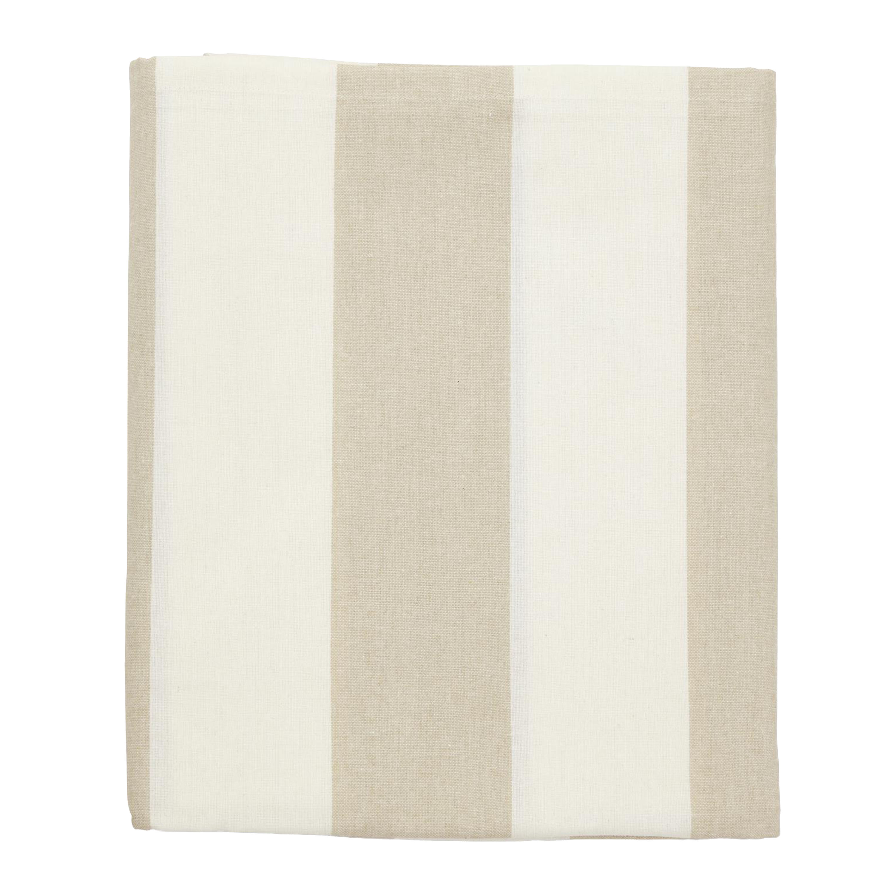 Striato voksduk offwhite 140x260