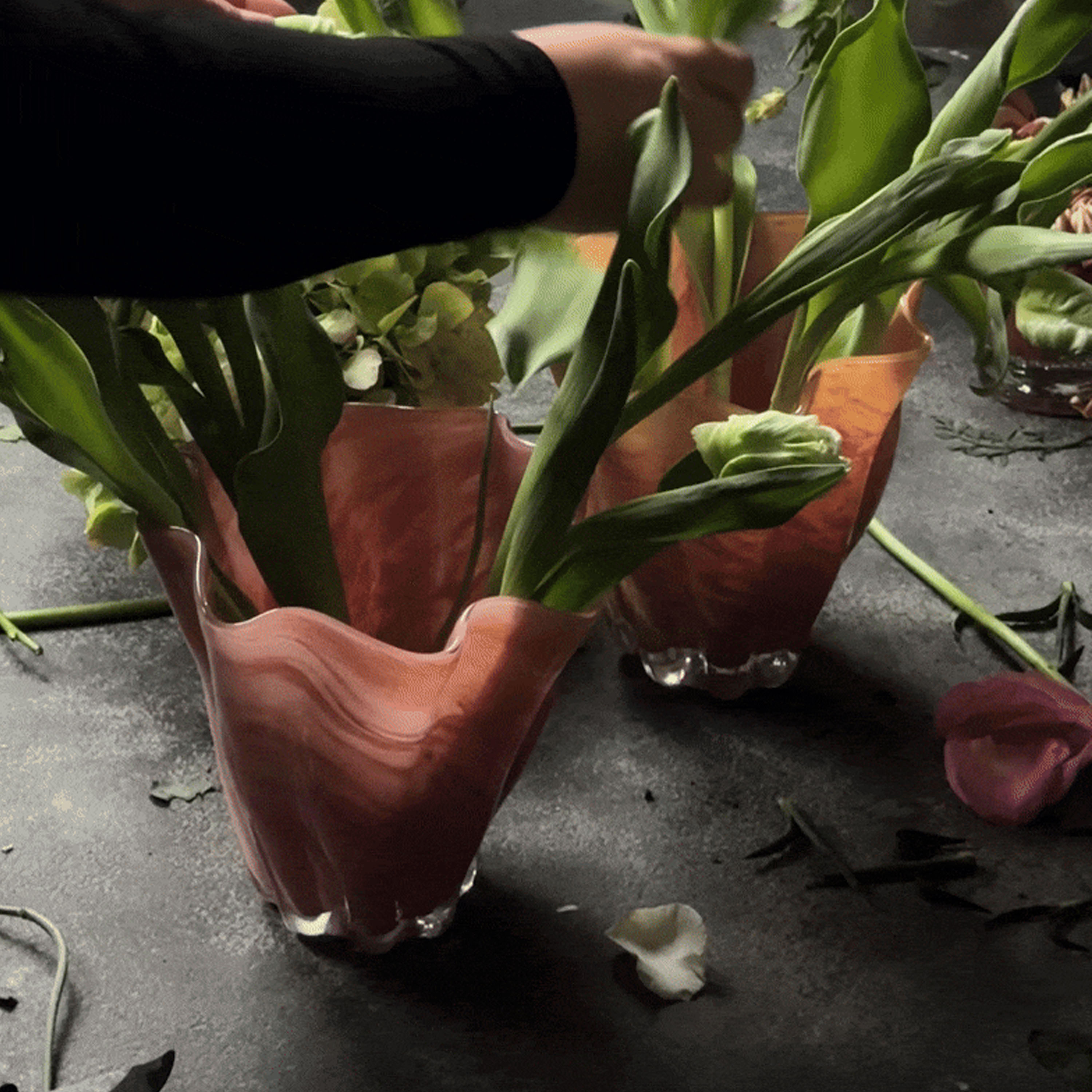 Olsson &amp; Jensen Tess vase fersken 19 cm