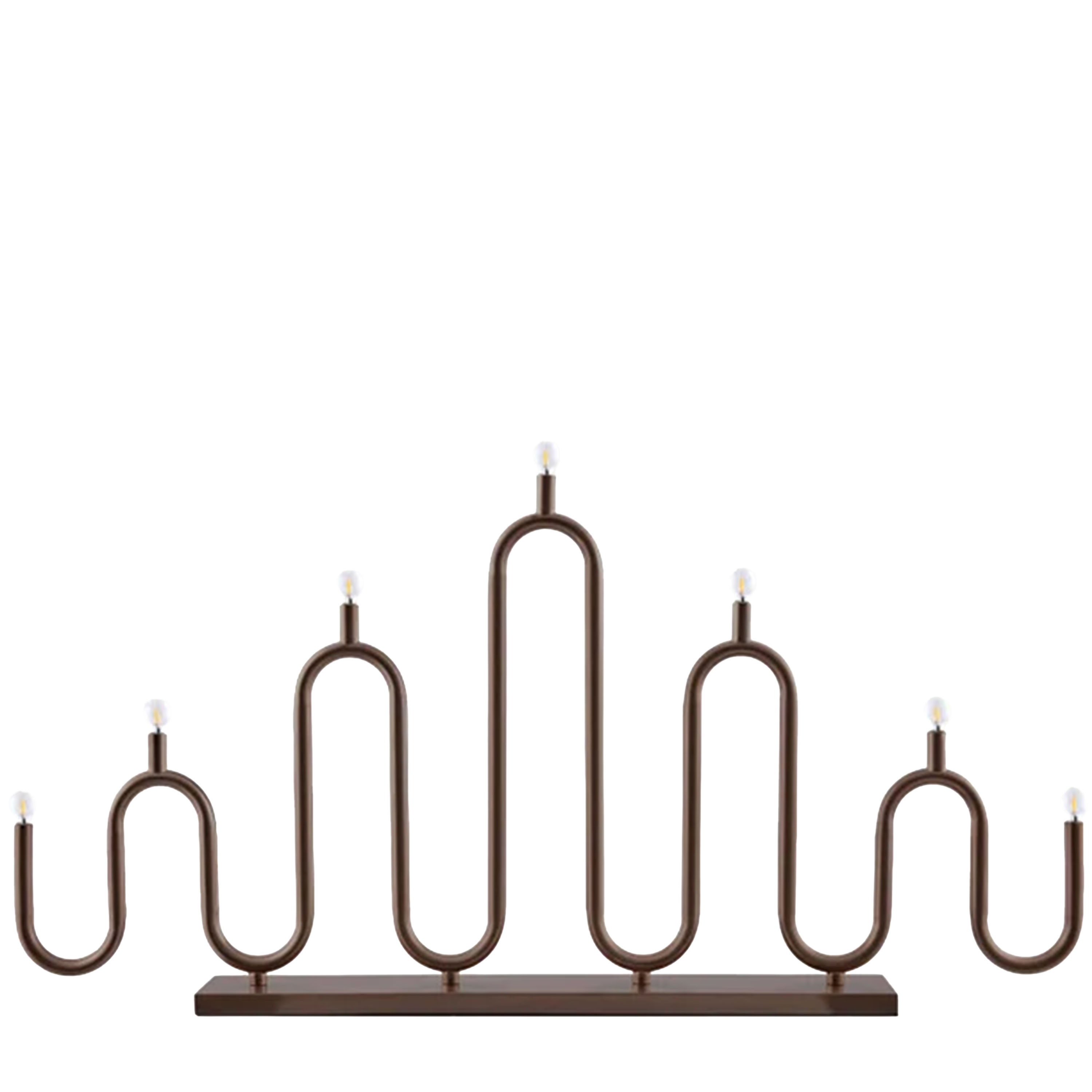 Noel Advent Candle Holder 7 Bronze