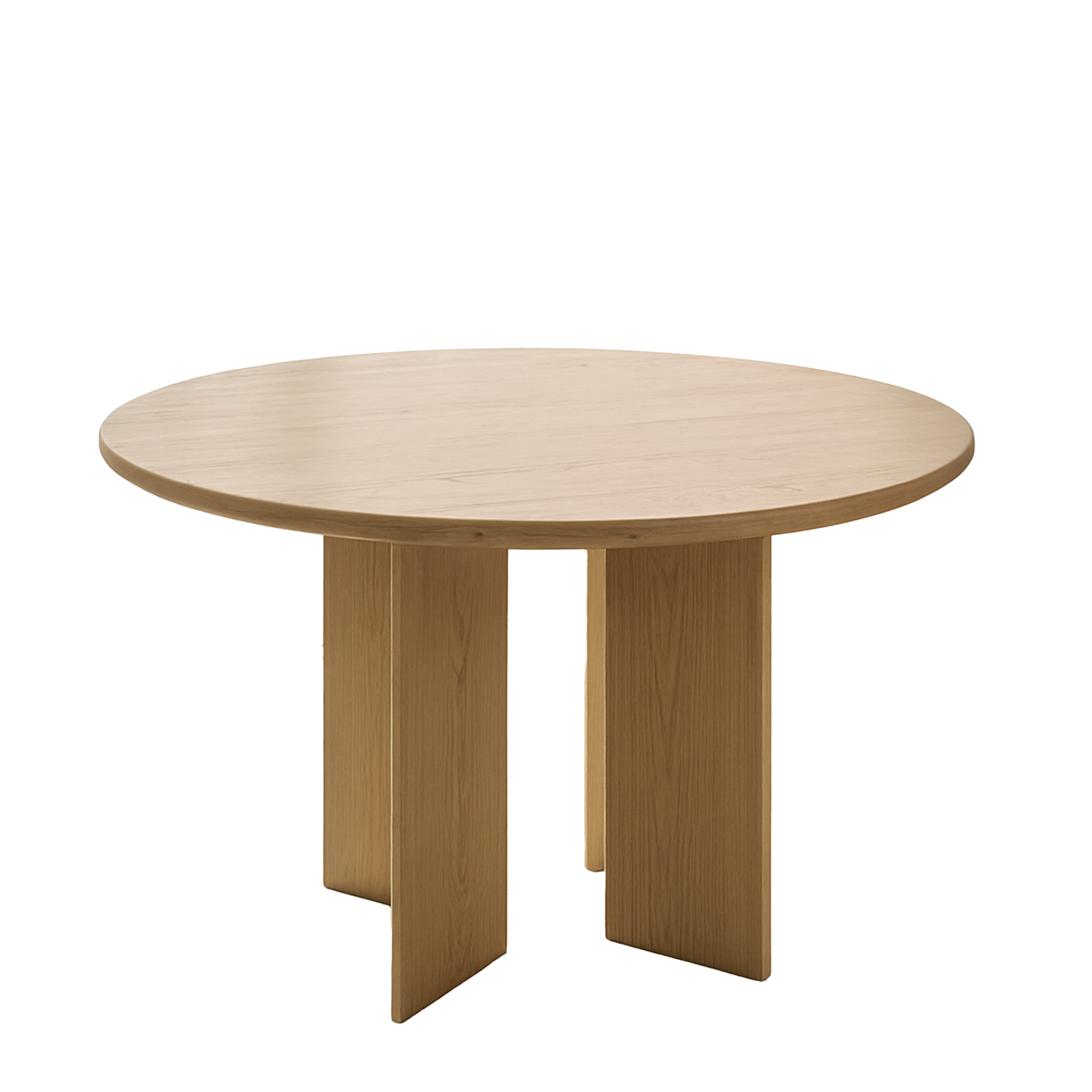 Sleepo Collection - Ollie Ruokapöytä Tammi 120 cm Puu - Ek/Spånskiva i ekfaner - Ruokapöydät