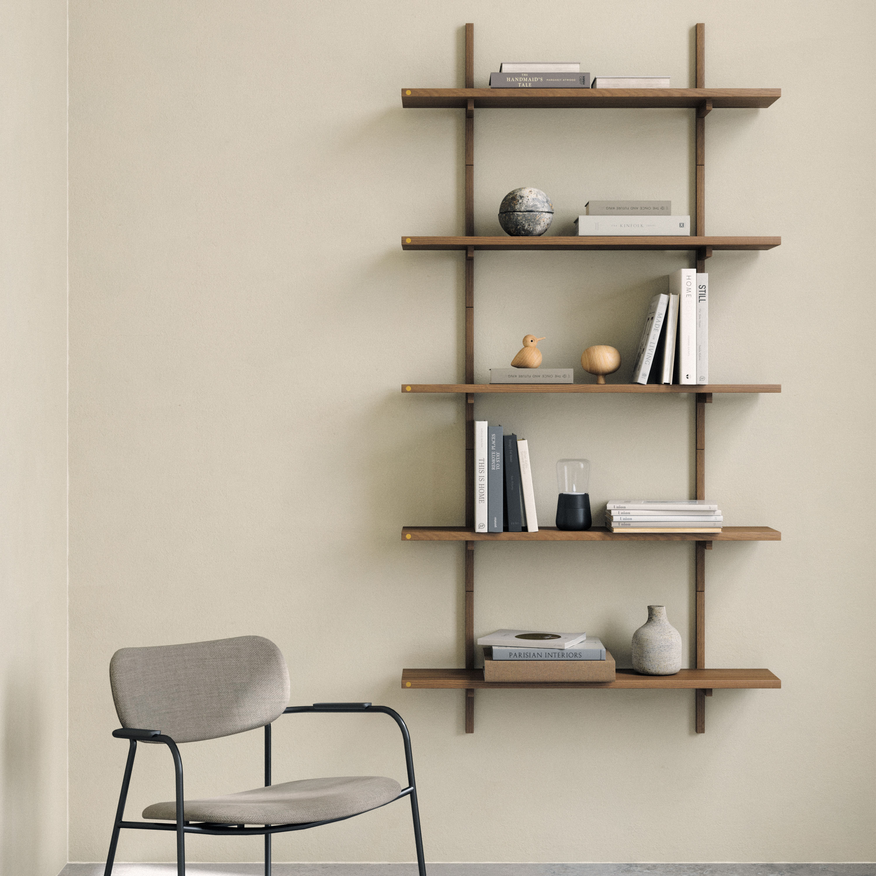 Andersen Furniture A-Light vegghylle røkt oljet ask 90x35