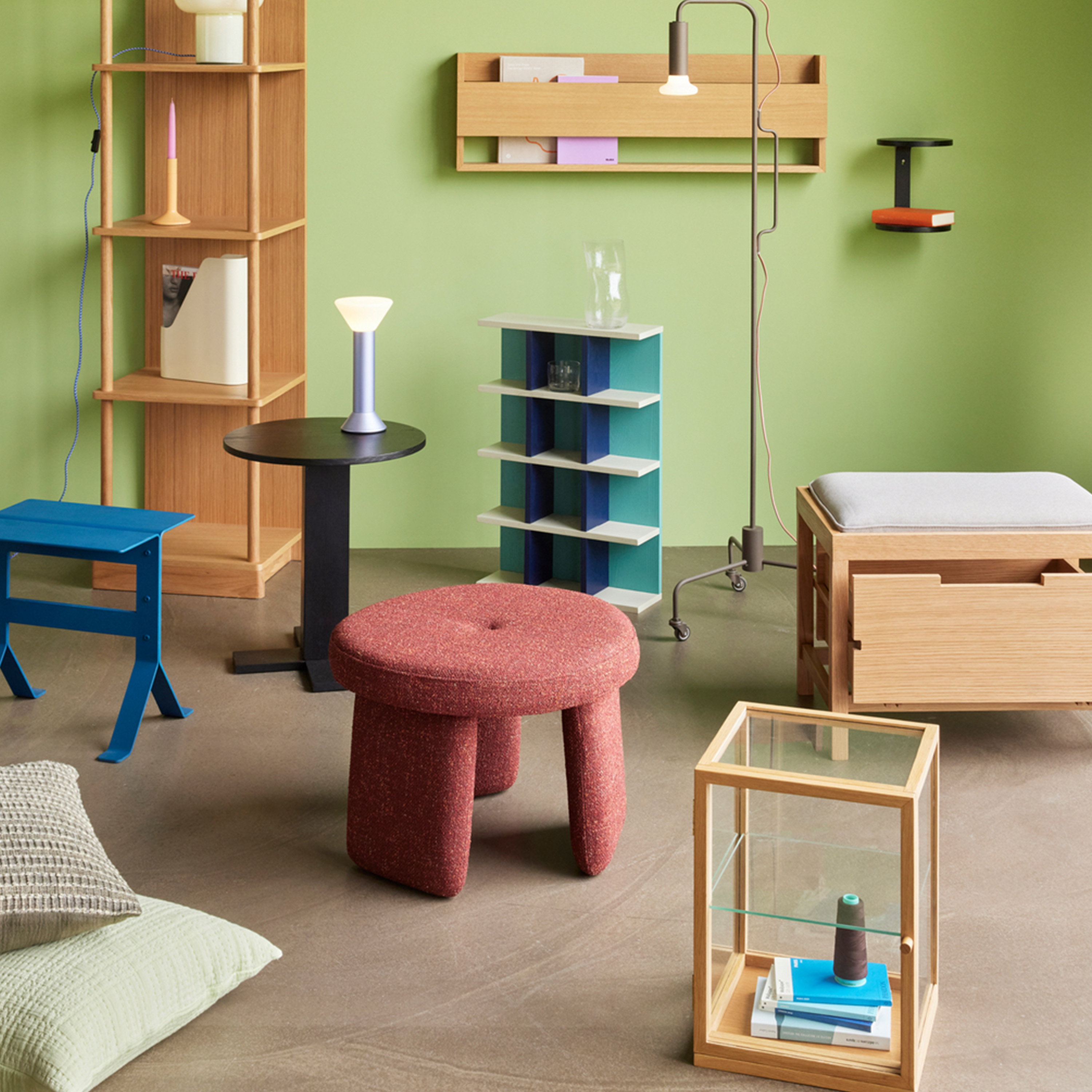 Hübsch Bifi Benk Sand/Natural 60x40