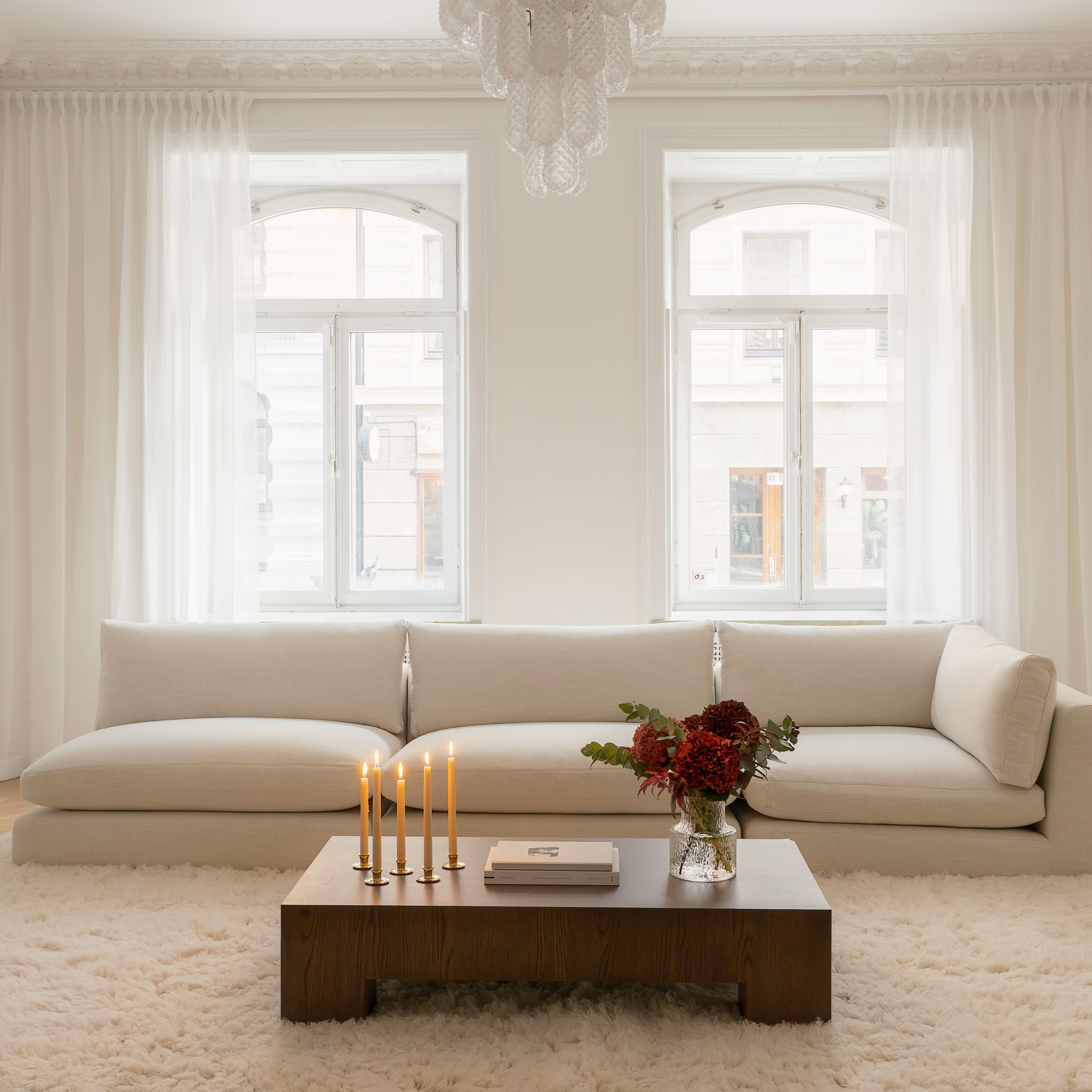 Sleepo Collection Capri 1-seter sofamodul med høyre armlene Beige 107cm