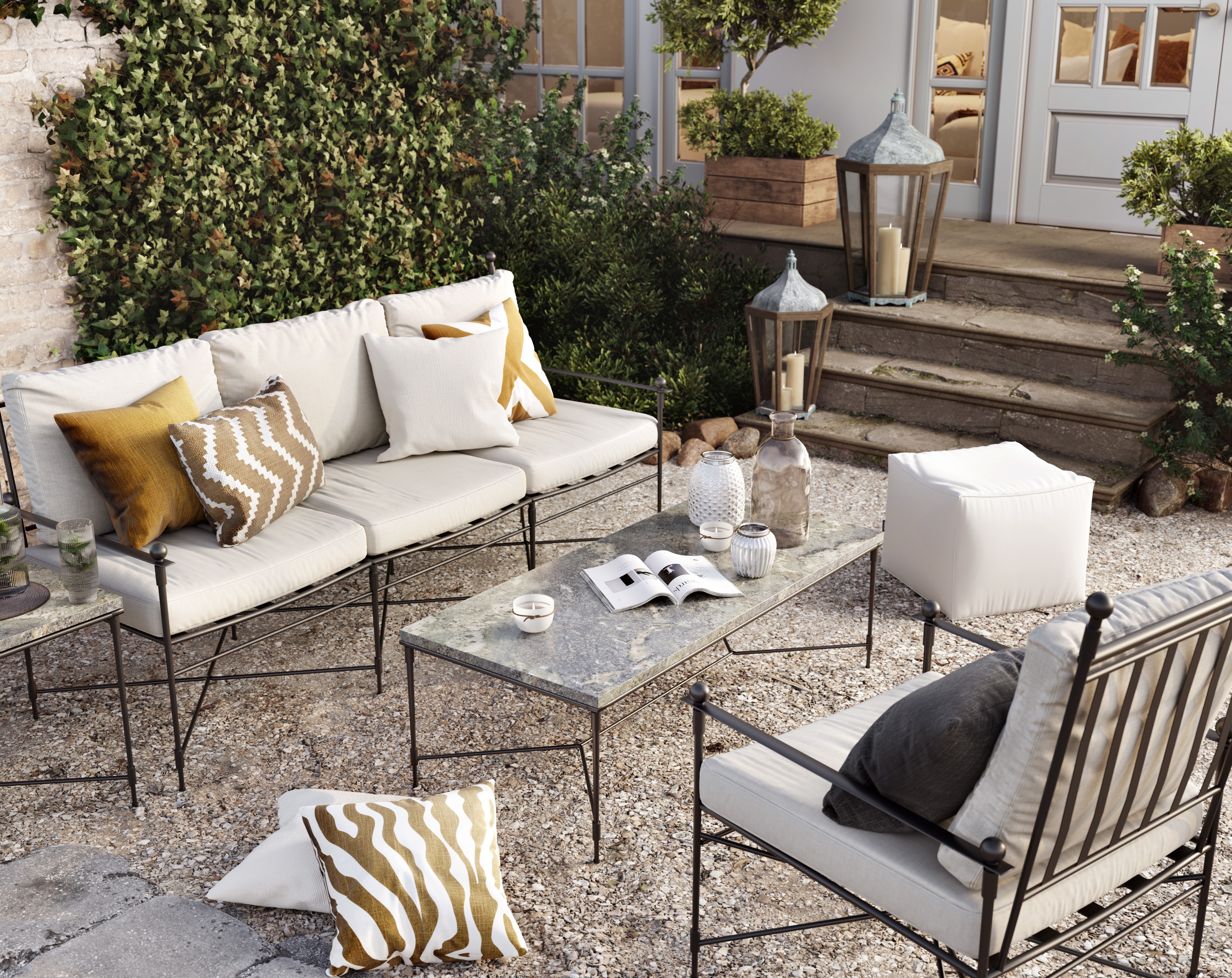 Chhatwal &amp; Jonsson Pani Utendørs Pyntepute Beige 50x50