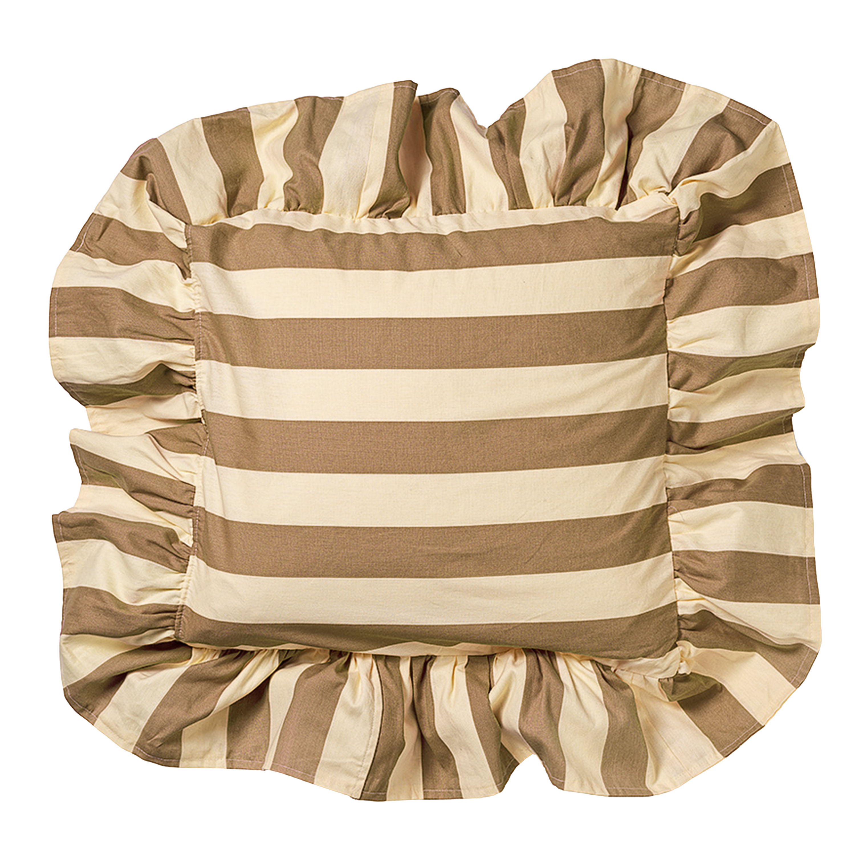 Simona Frill Kuddfodral Green/Yellow 50x50