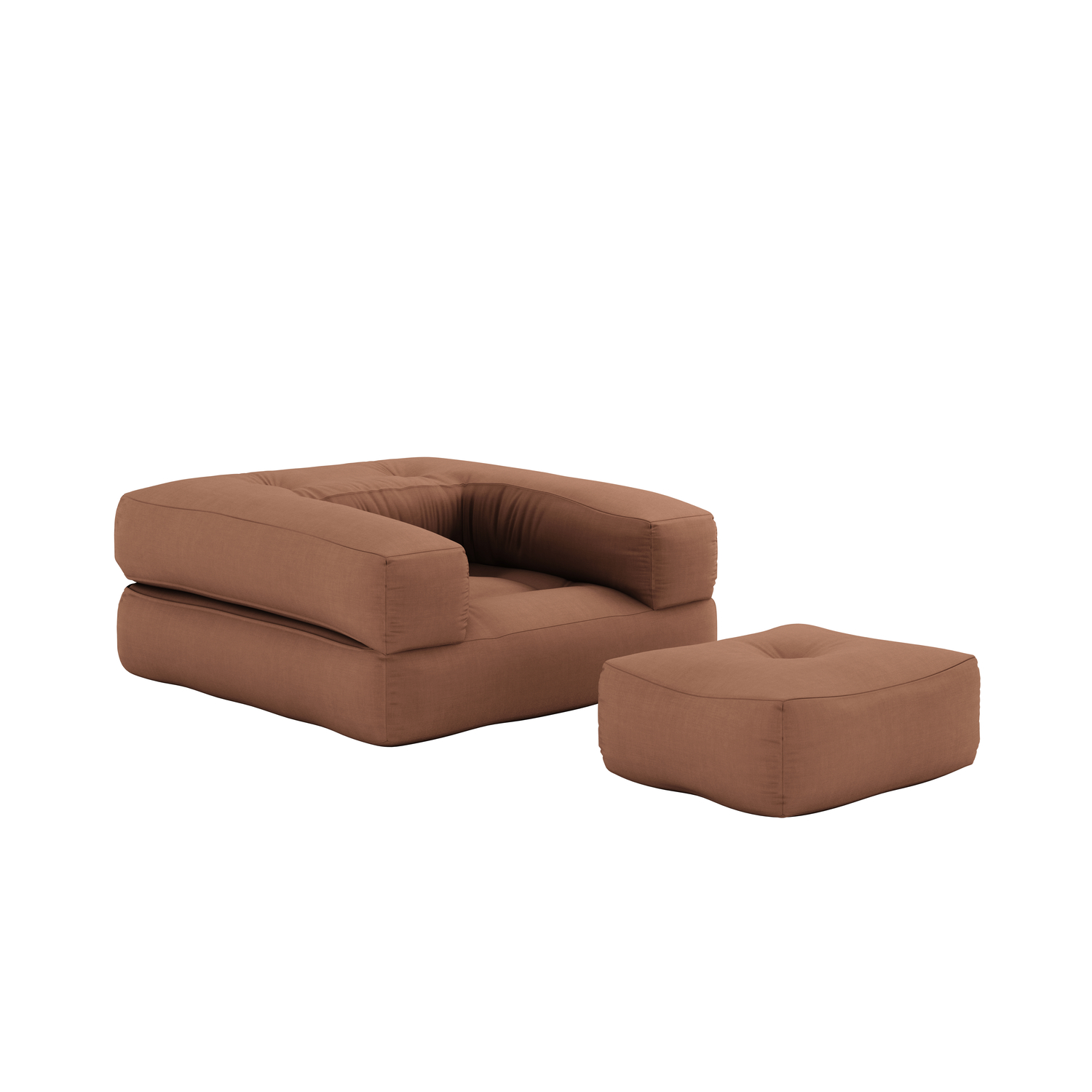 Karup Design - Cube Fåtölj Clay Brown - Brun