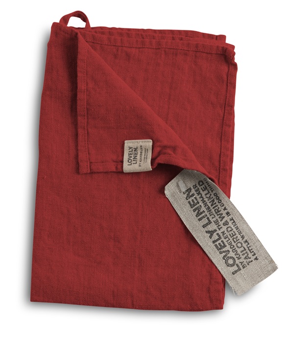 Lovely Guest Towel Real Red 35x50