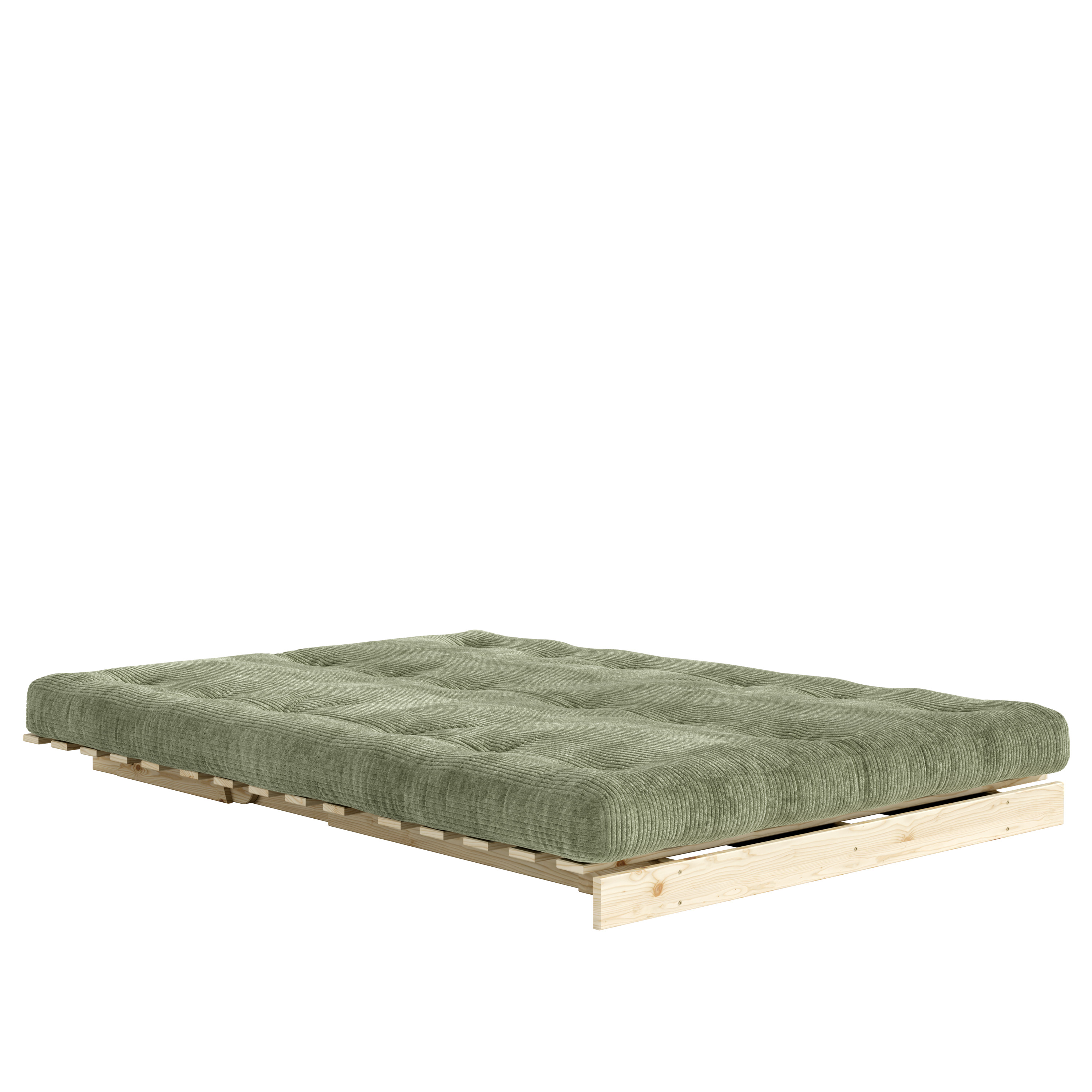 Karup Design Roots Sovesofa Raw/Khaki Green 140cm