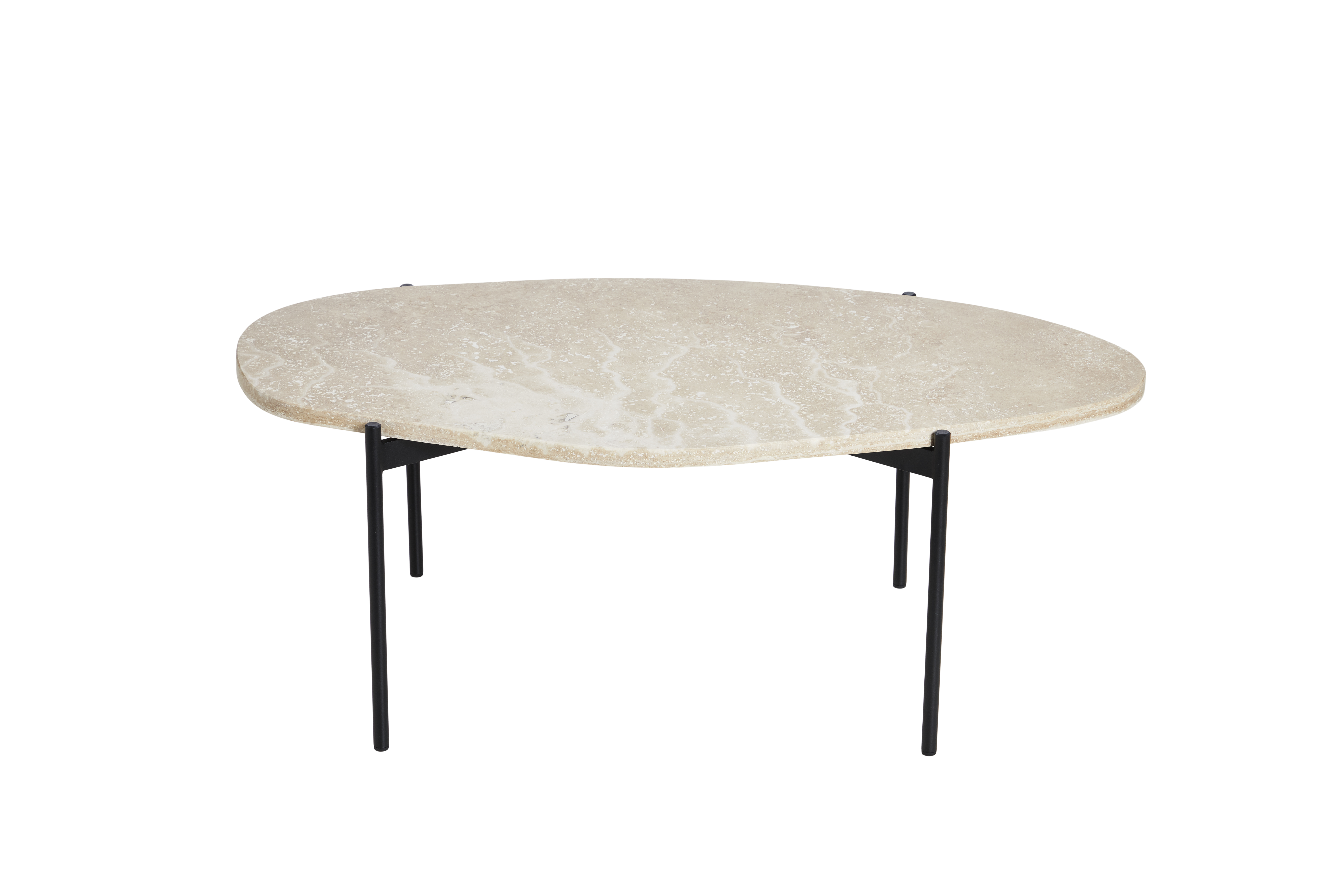 Woud - La Terra Soffbord Ivory/Black Large - Vit