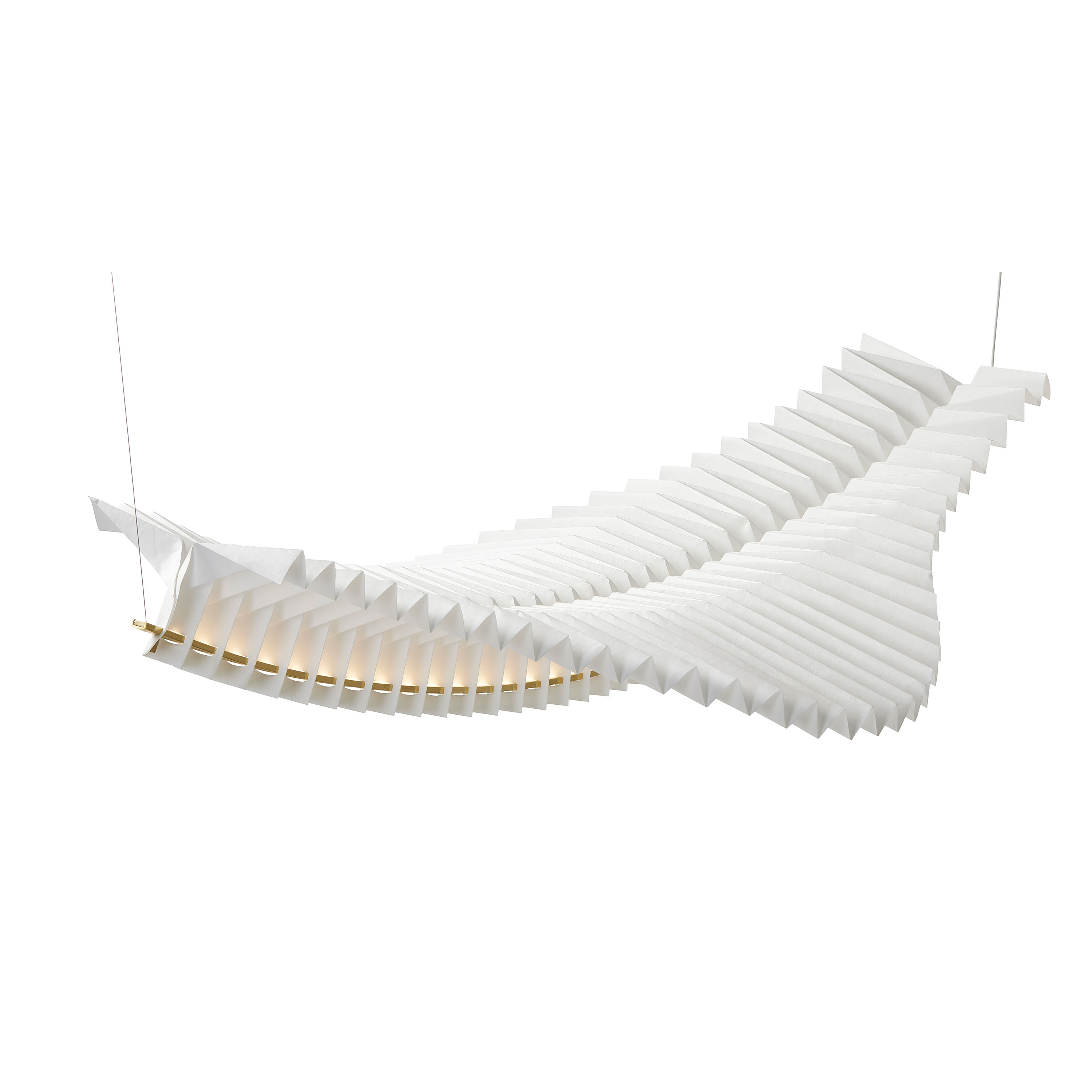 Frandsen Sora Deckenleuchte Massives Messing/Weiß