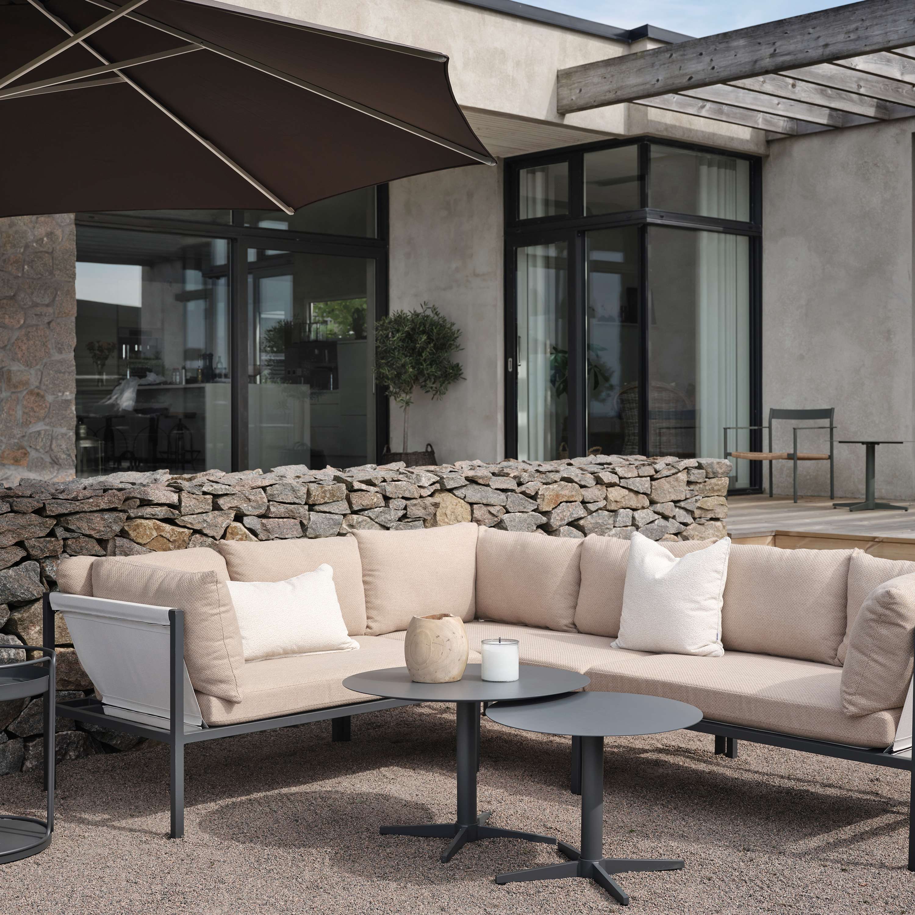 Brafab Mill Soffbord Antracit/svart Medium