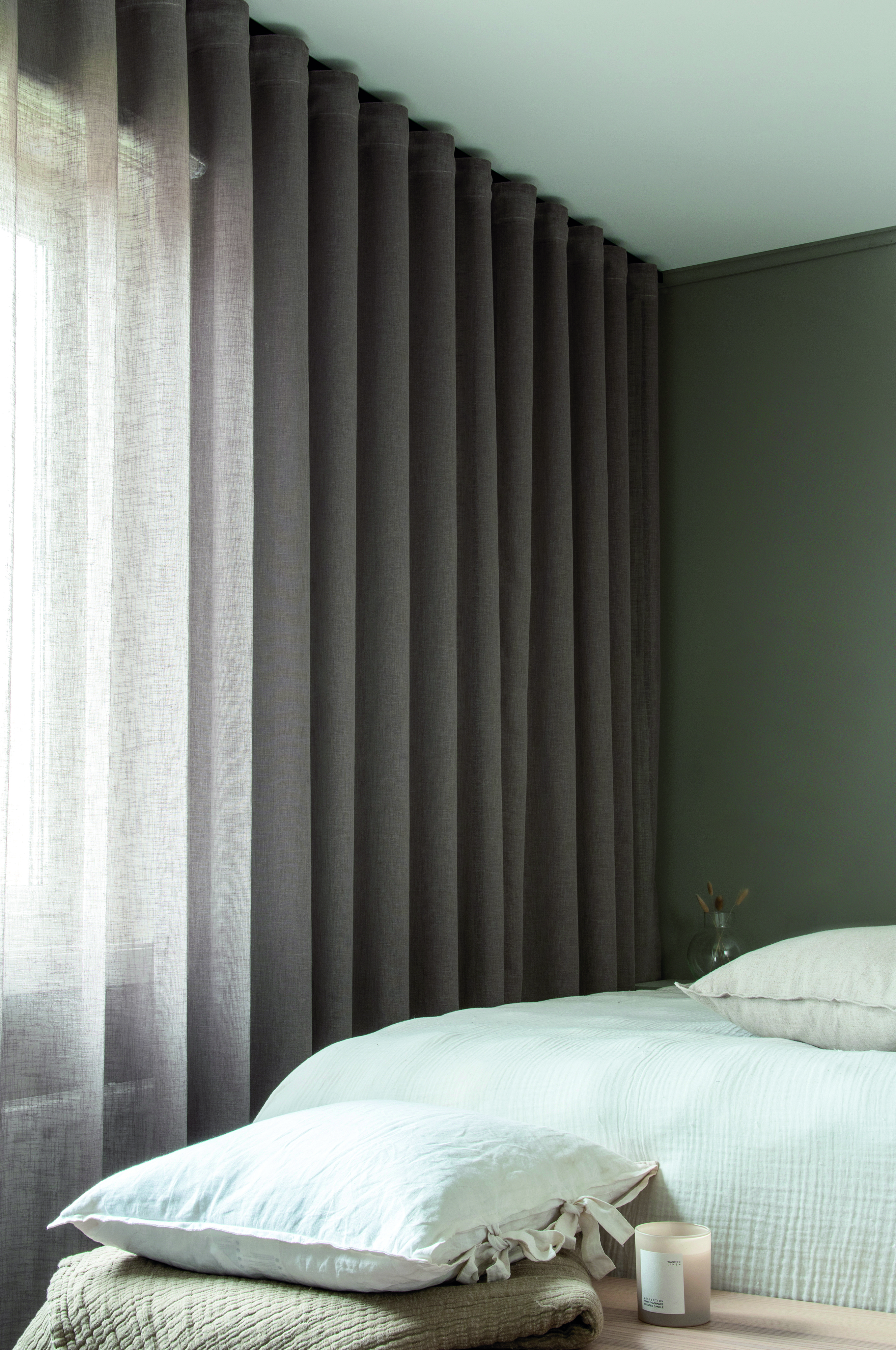 Malva Gardinlängd Greige 268x280