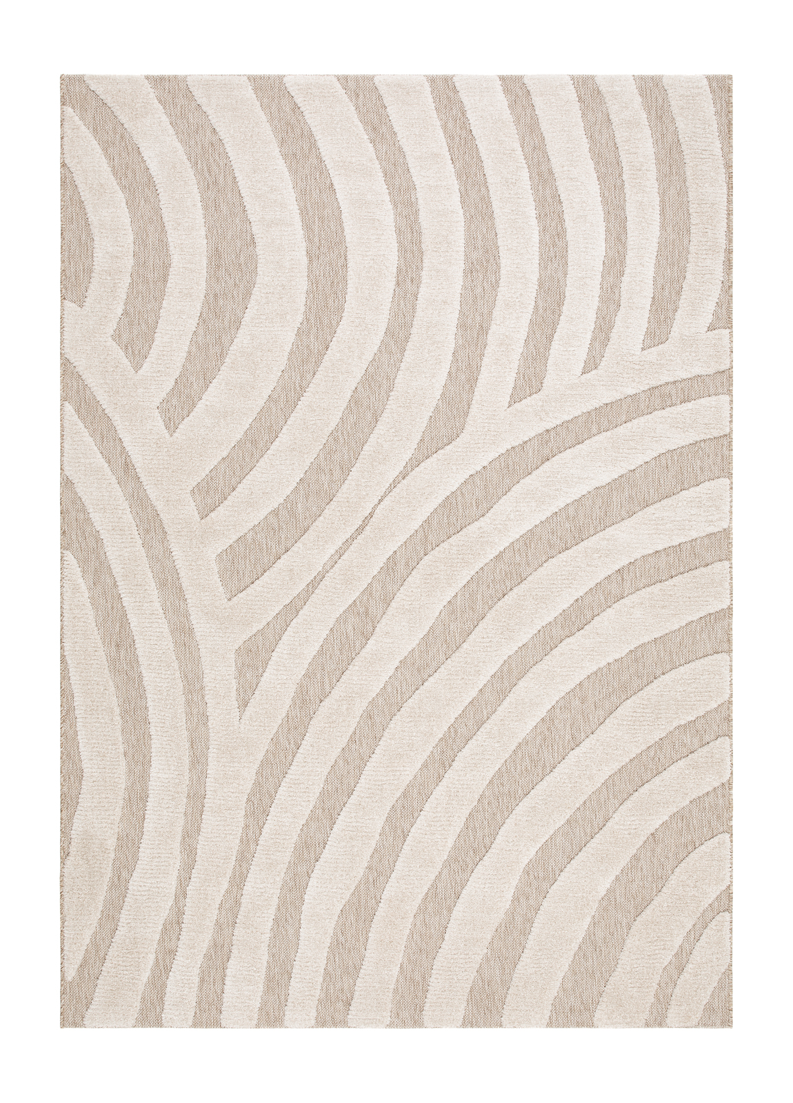 KM Carpets - Lina Matta Creme 200x290 - Beige