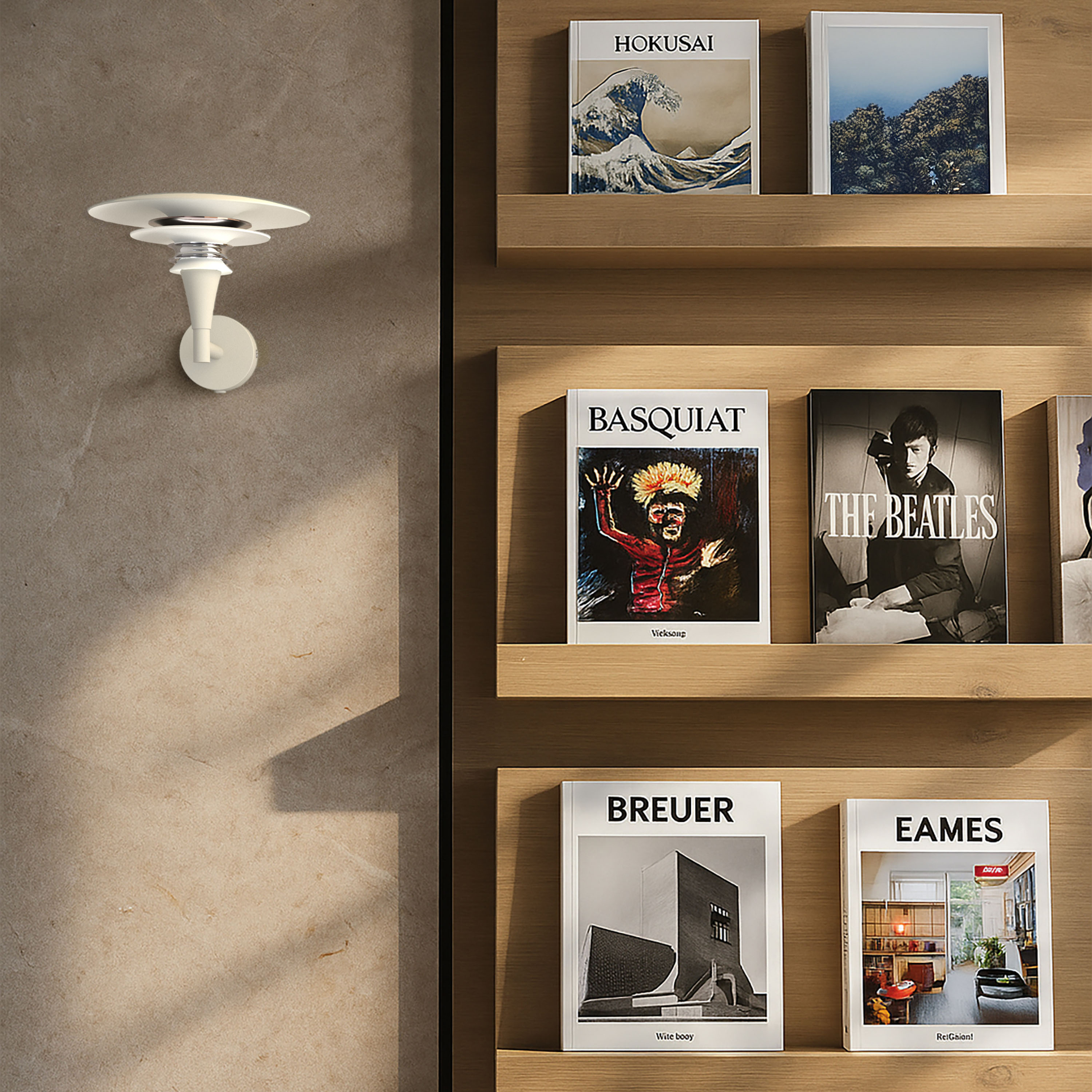 Belid Diablo Vegglampe Sand/Metallisk bronse 16cm