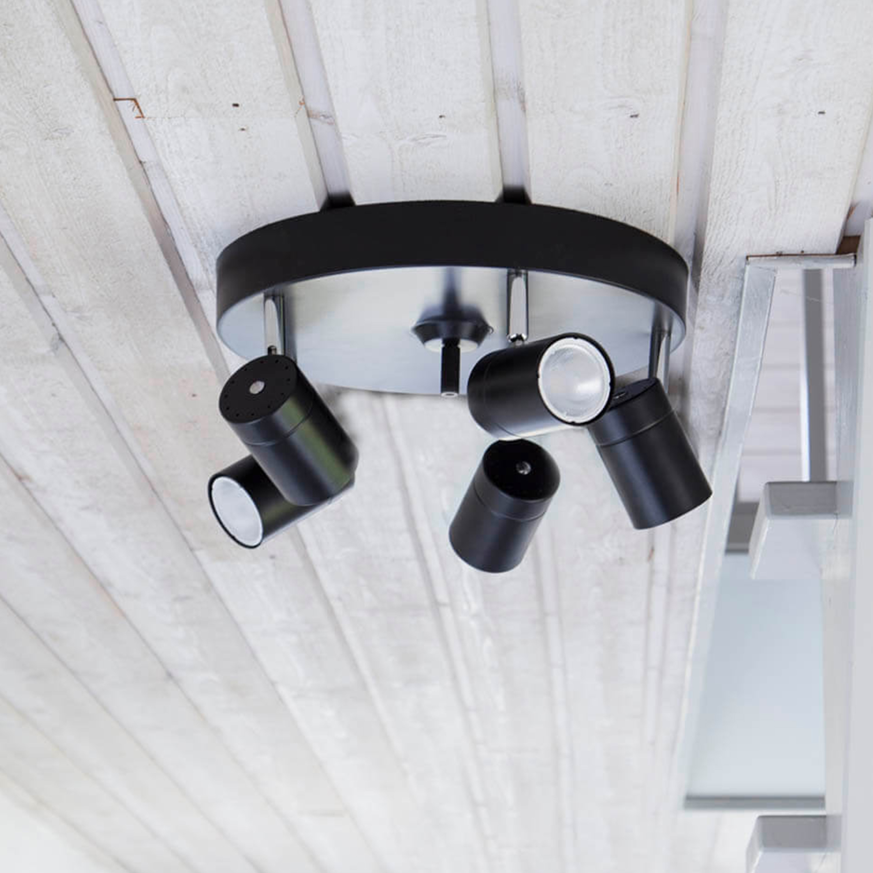 By Rydéns Correct 5 lights Spotlight Svart