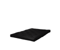 Basic Futon Madrass Svart 180cm