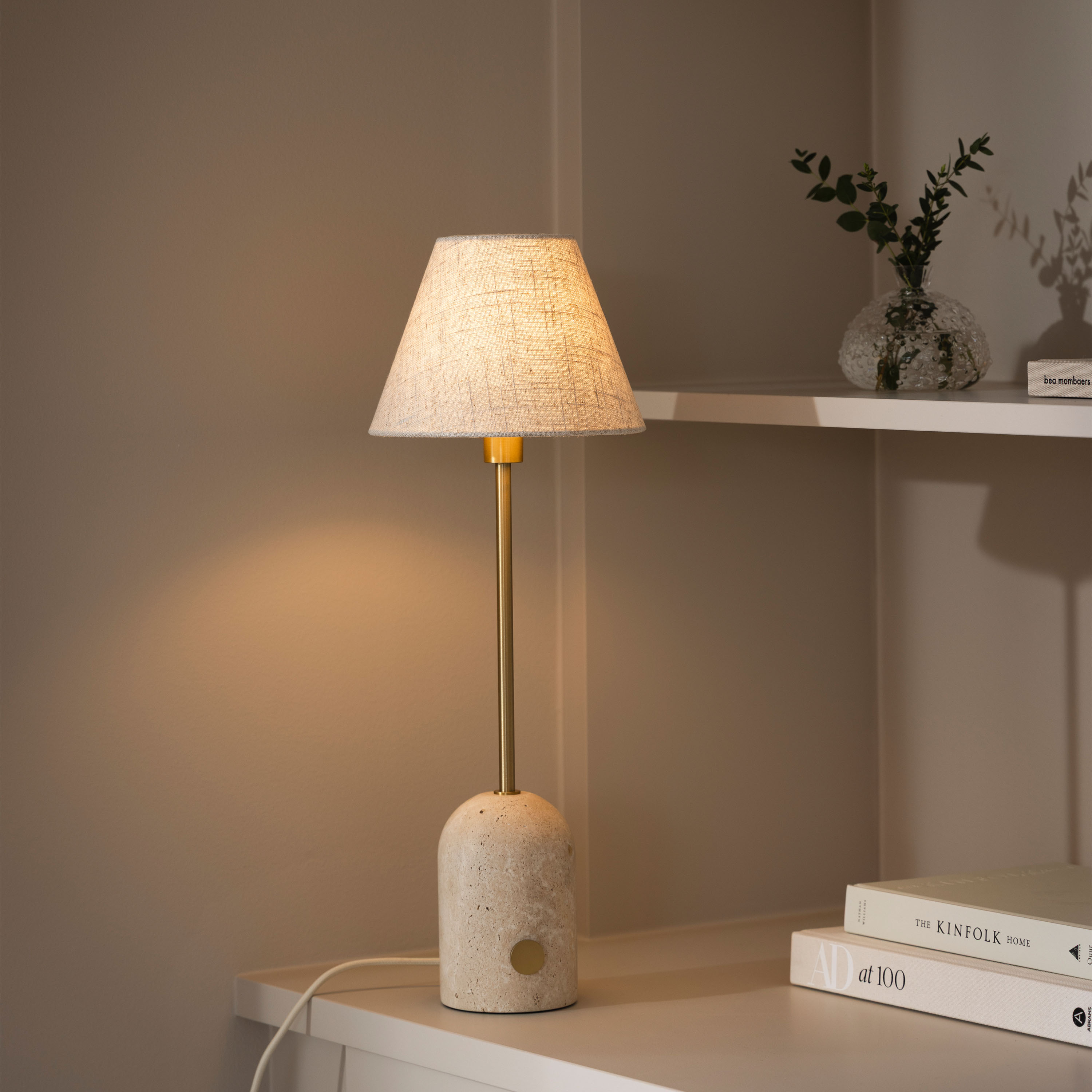 Globen Lighting Gino Bordslampa Travertin 20