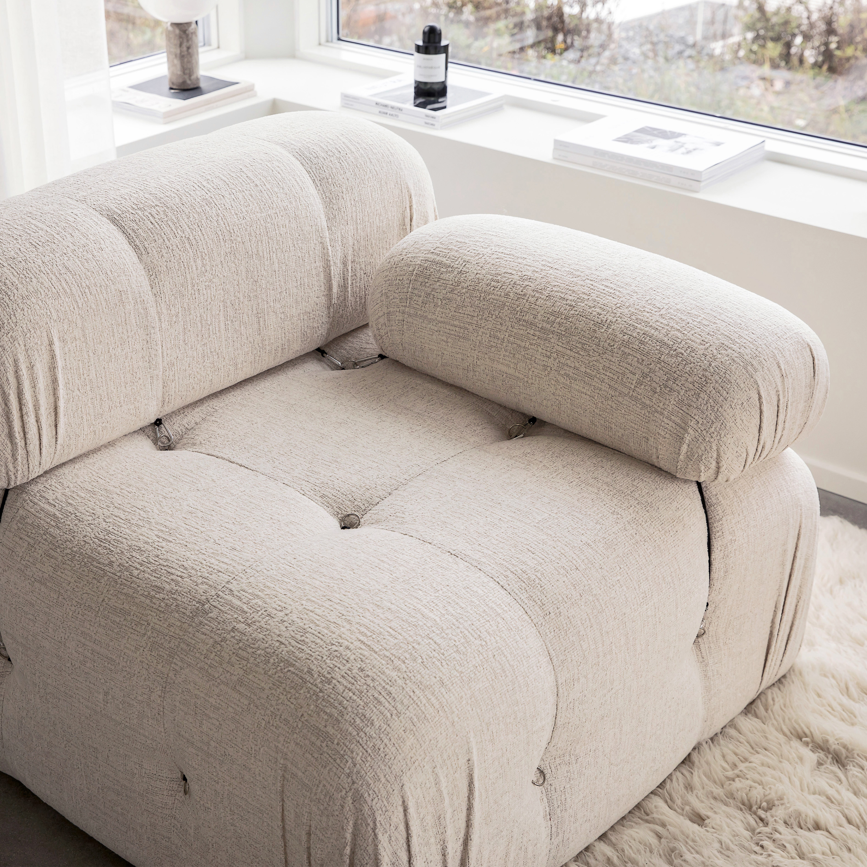 Sleepo Collection Blanca Högermodul Cream