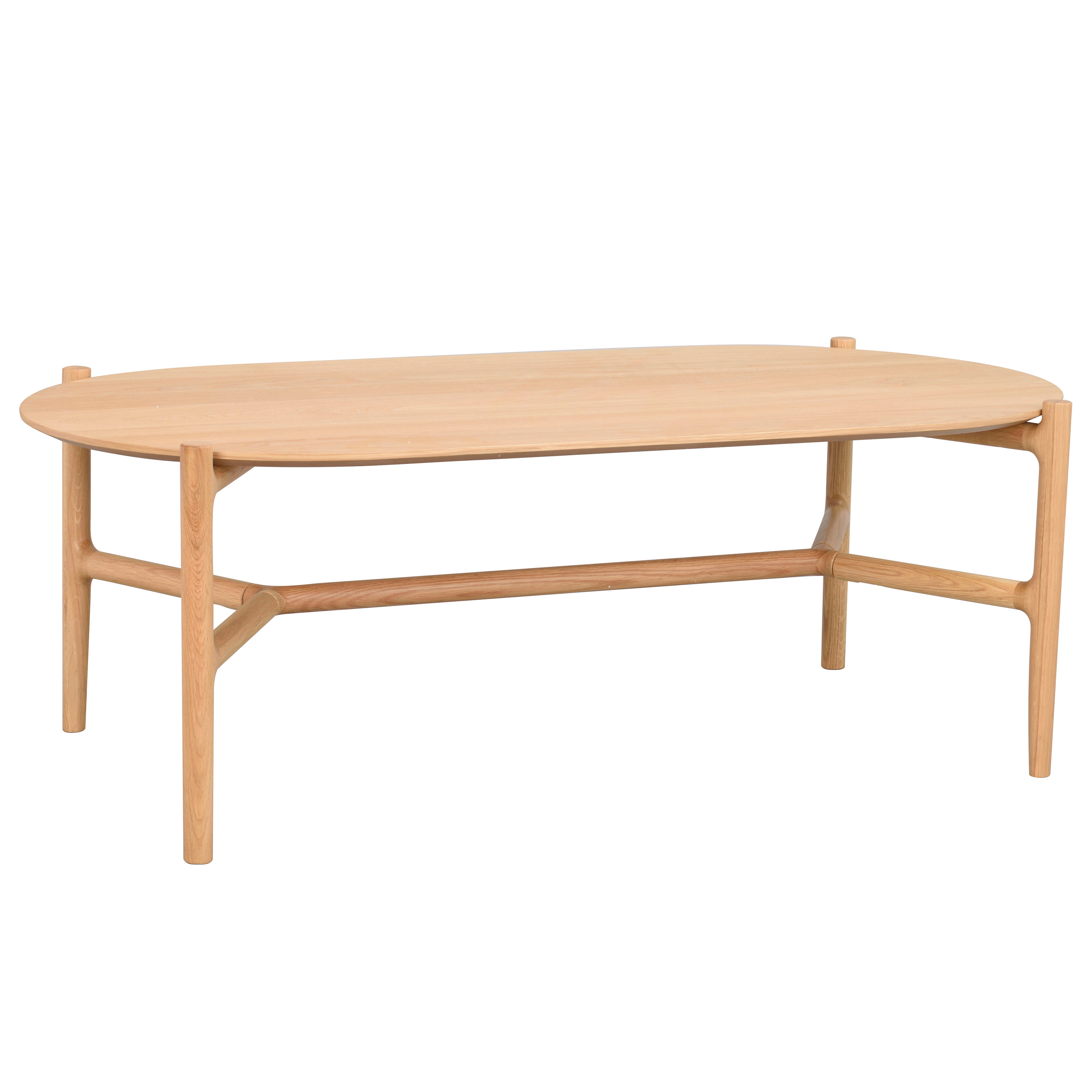 Holton Soffbord Ovalt Ek 130x65cm