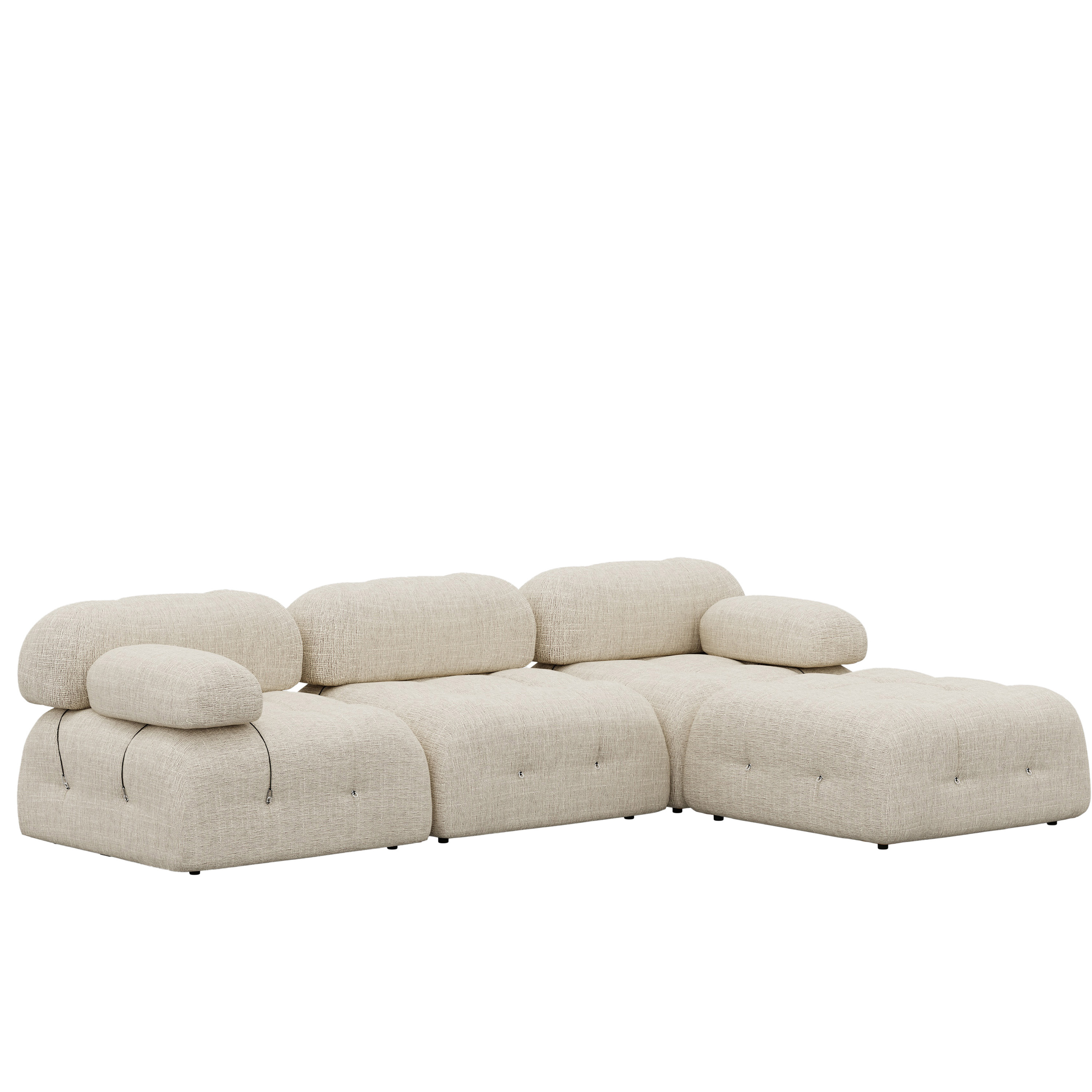 Blanca 3-Seters Divansofa Cream