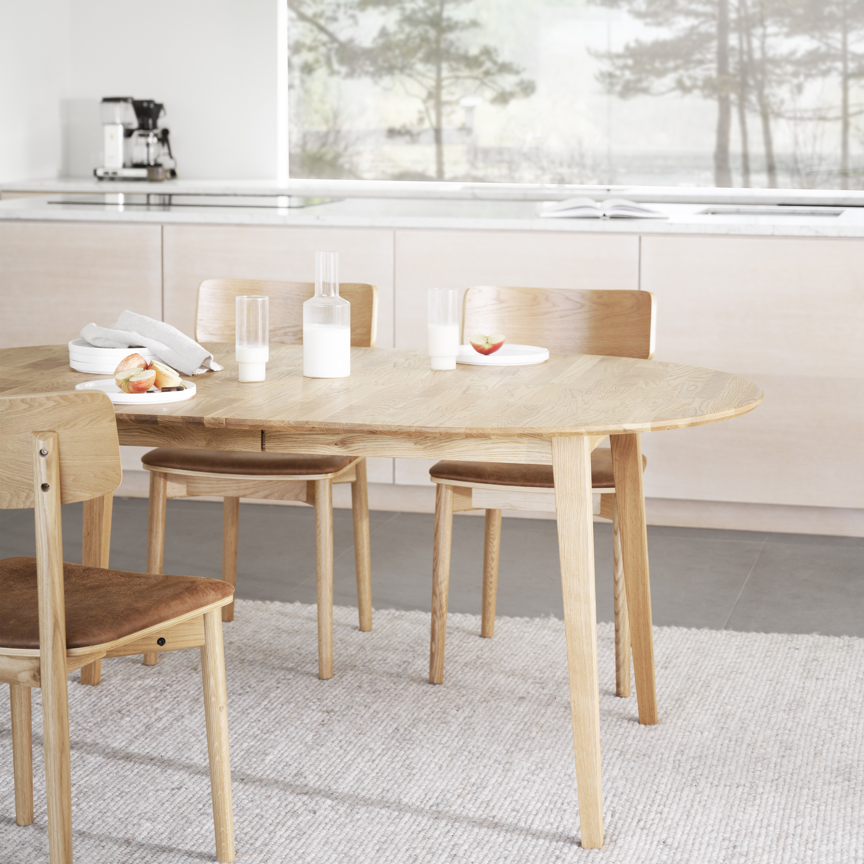 Rowico Home Filippa Esstisch Oval Eiche 170cm