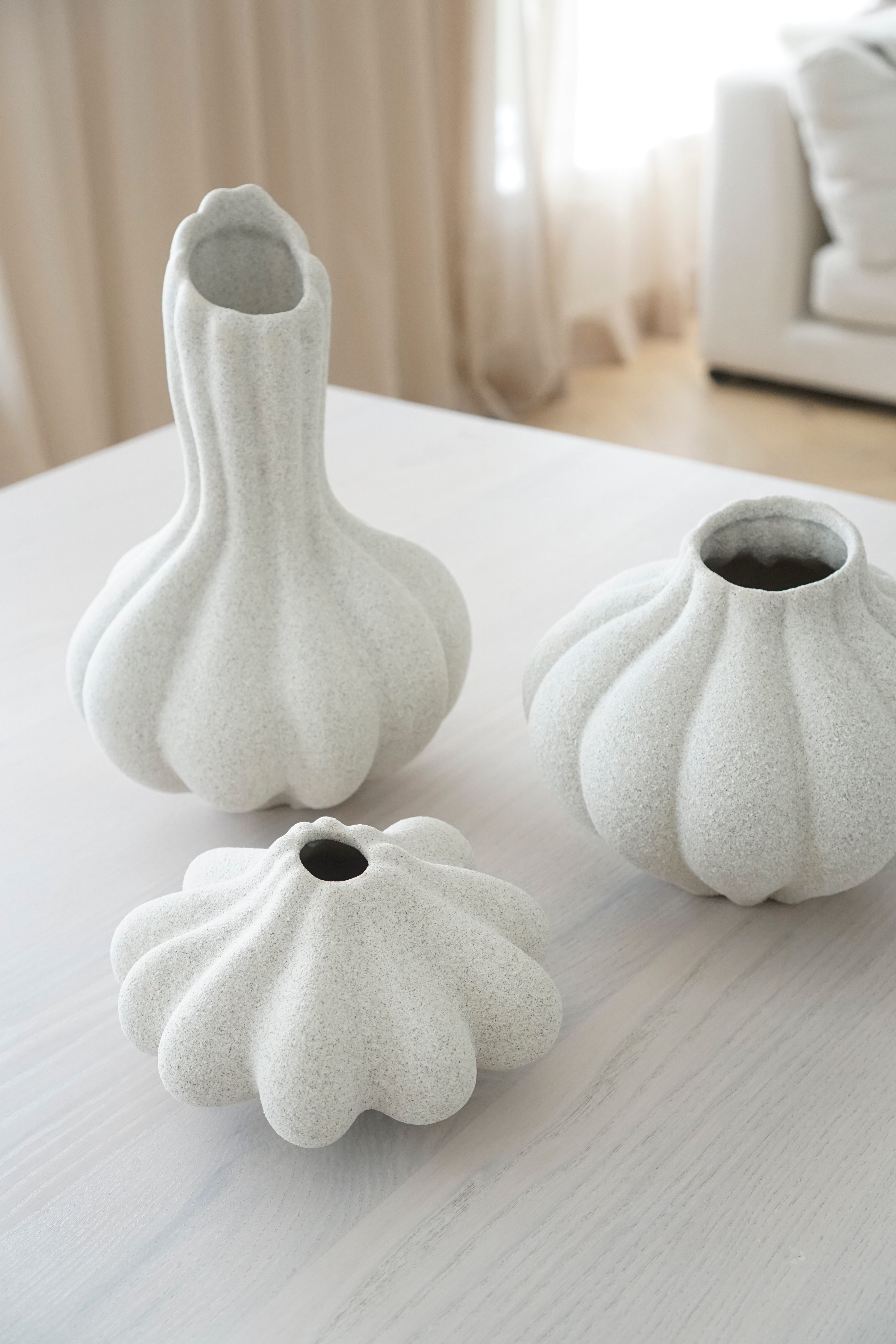 Sleepo Collection Dahlia Vas White Melange 30cm