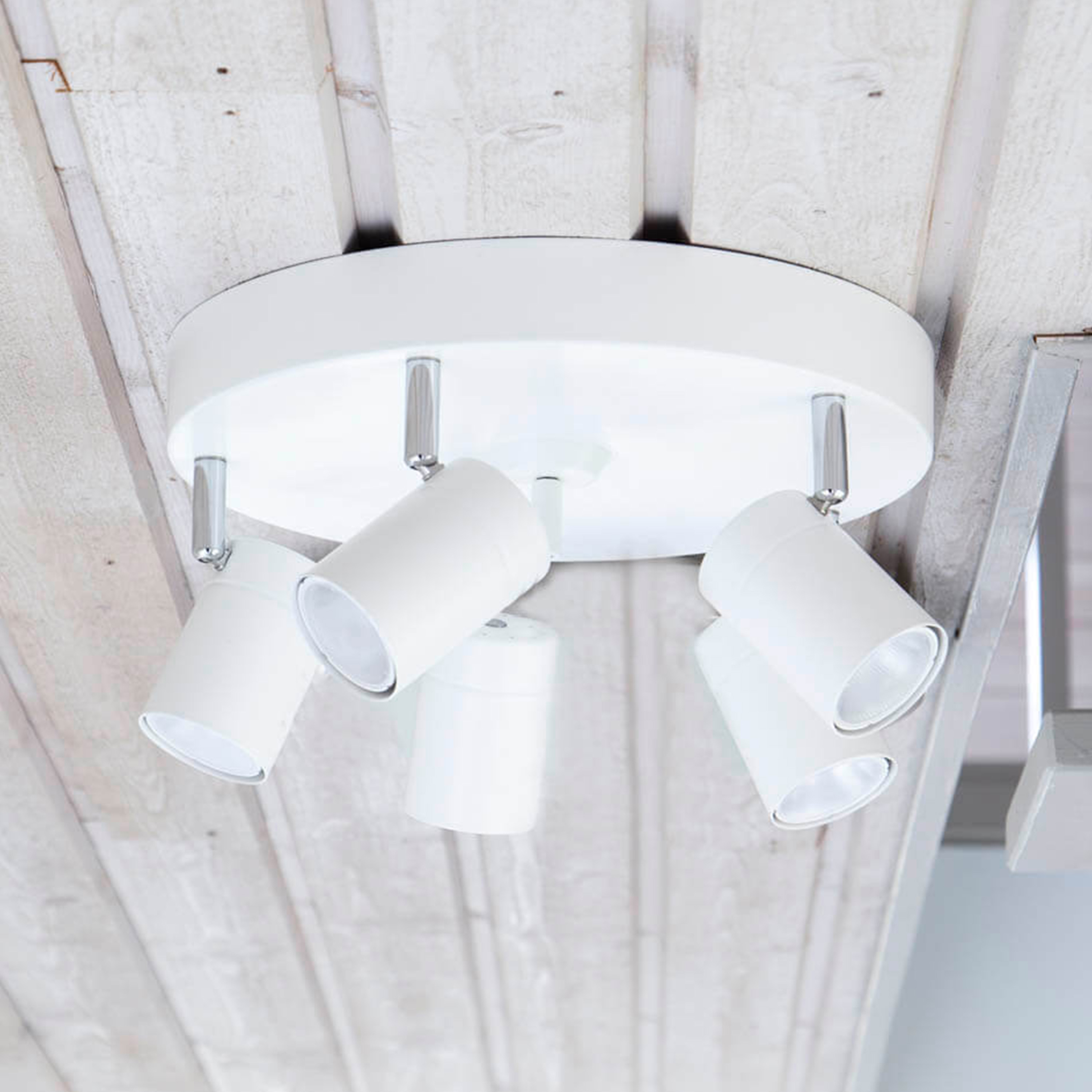 By Rydéns Correct 5 lights Spotlight Vit