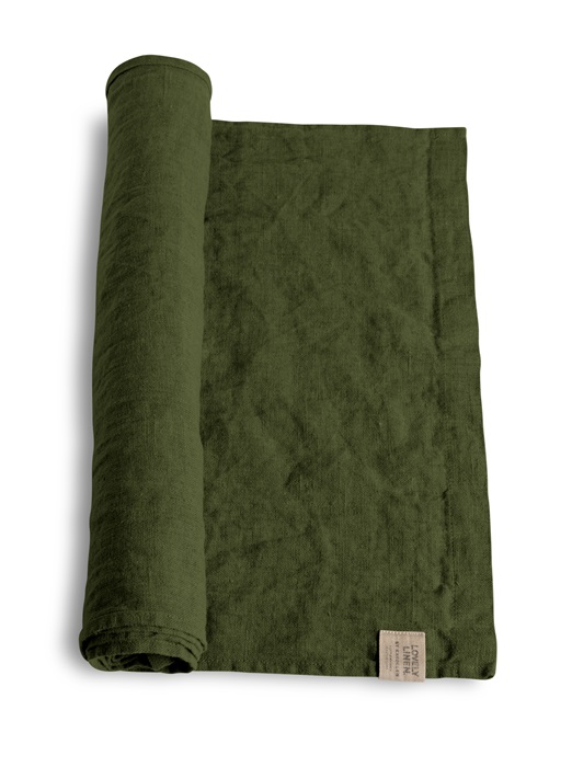 Lovely Pöytäliina Kaitale Jeep Green 47x150cm