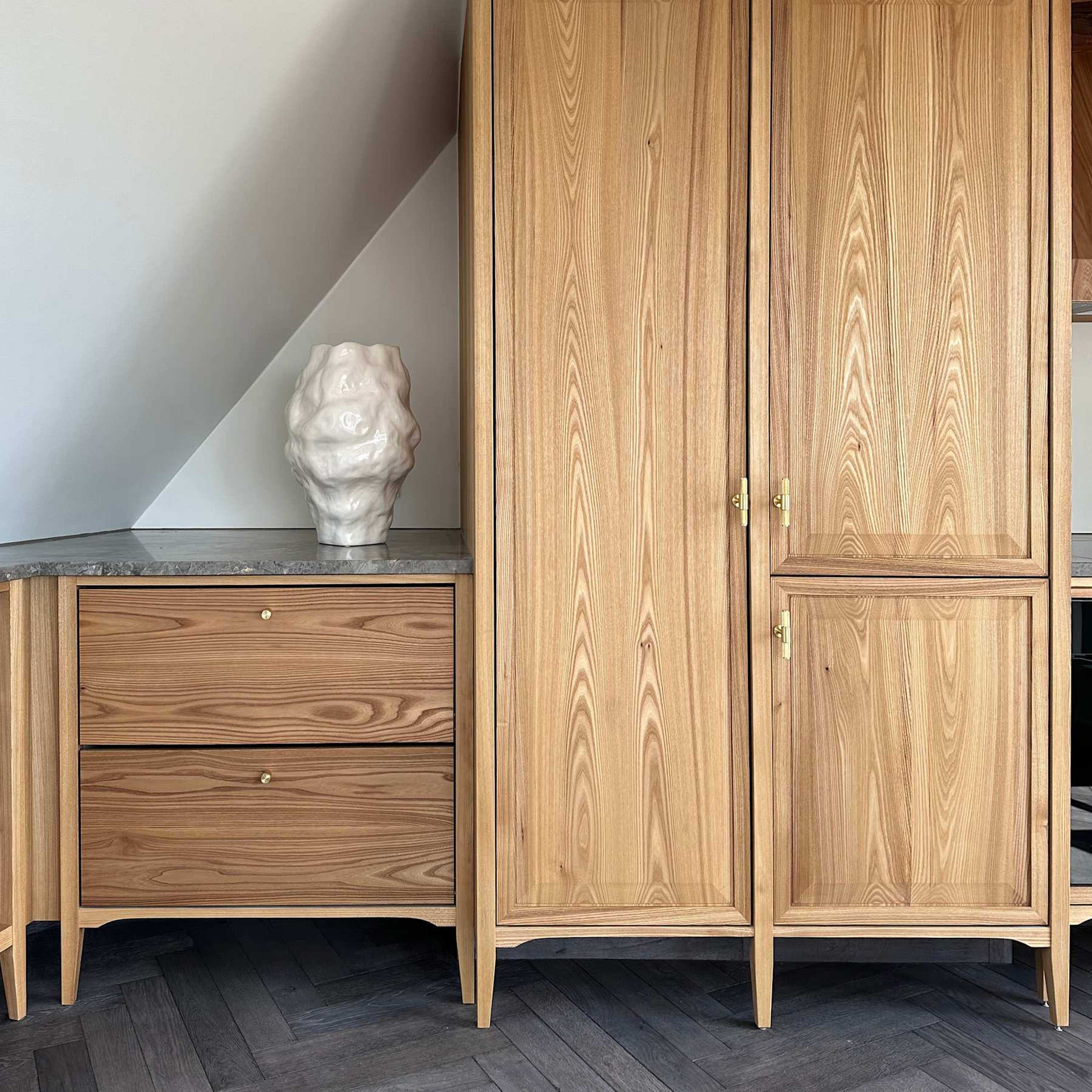 101 Copenhagen Katachi-maljakko High Glaze Birch Medio