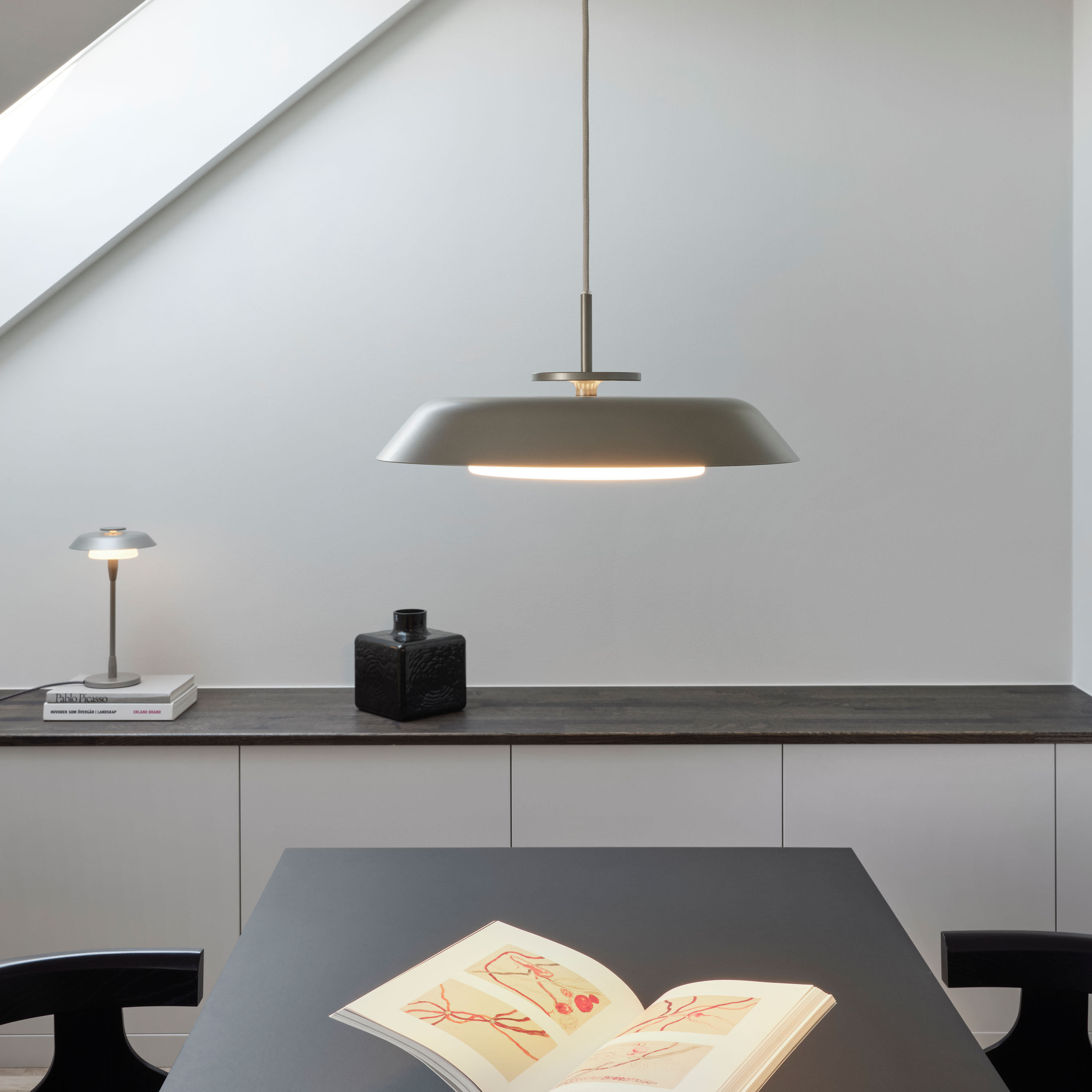 Belid Horisont Bordlampe Metallic Champagne 36cm