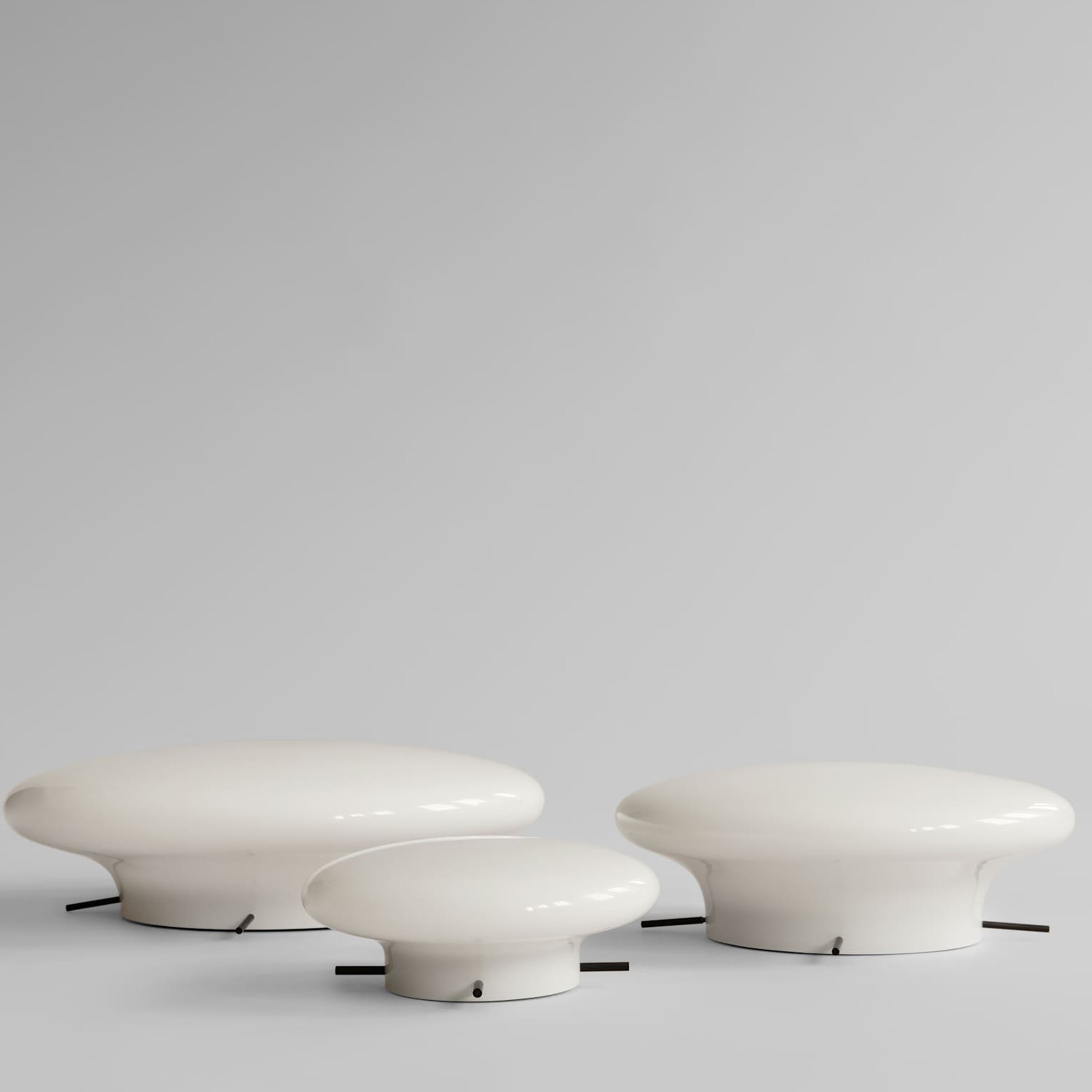 101 Copenhagen Hikari Vegglampe Opal White Ø35