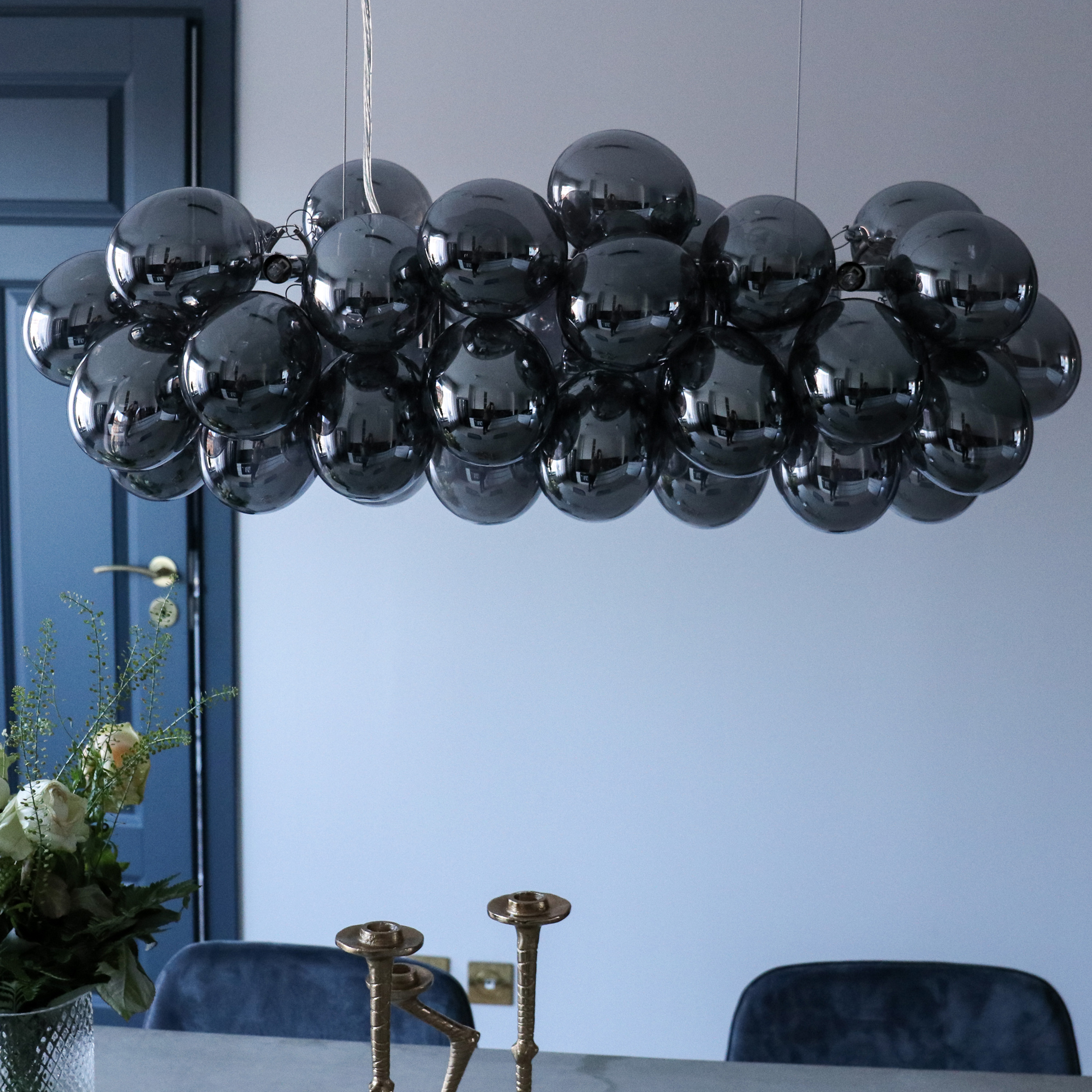 By Rydéns Gross Bar Taklampa Rökgrå