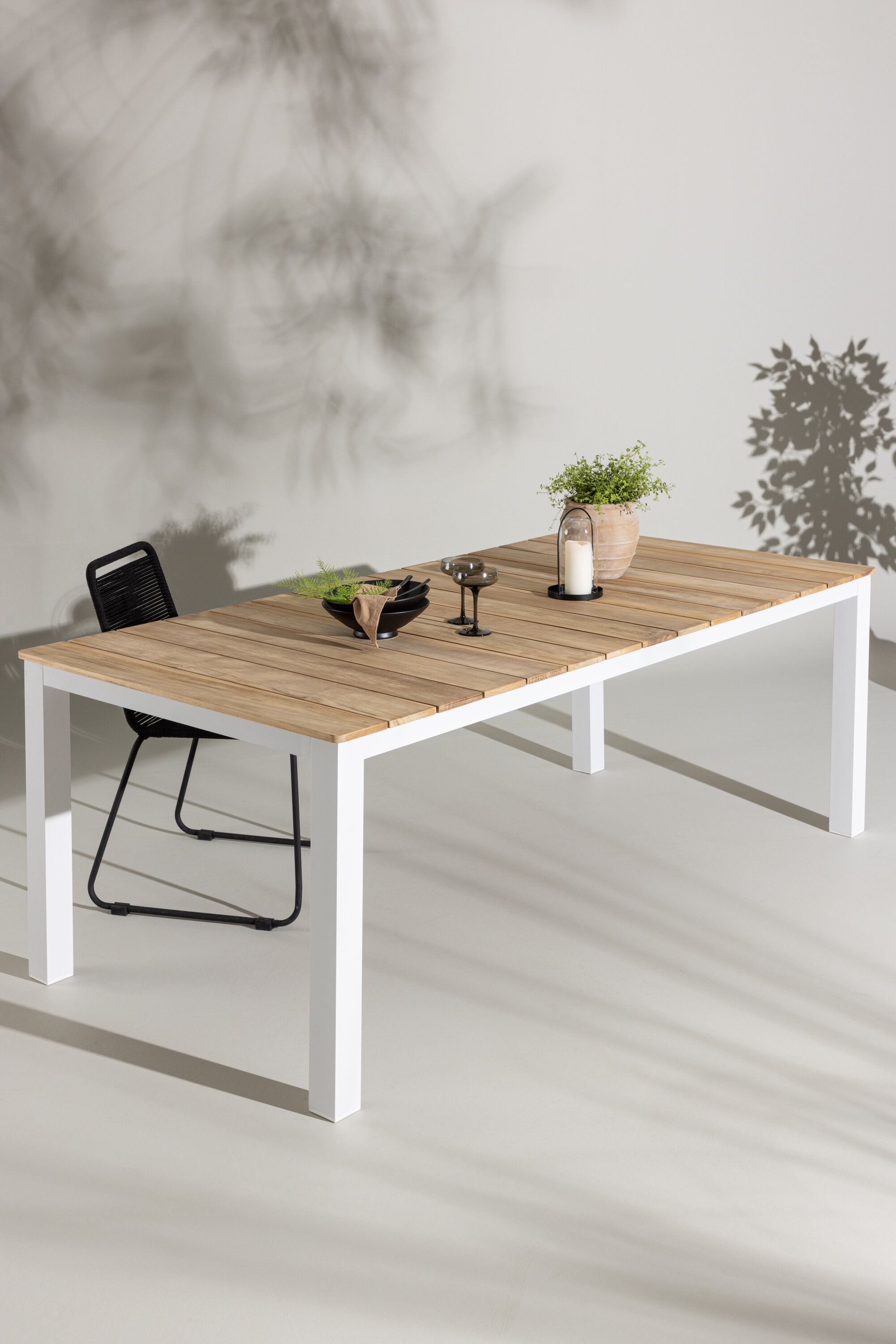 Venture Home Charlie Matbord Vit 210cm