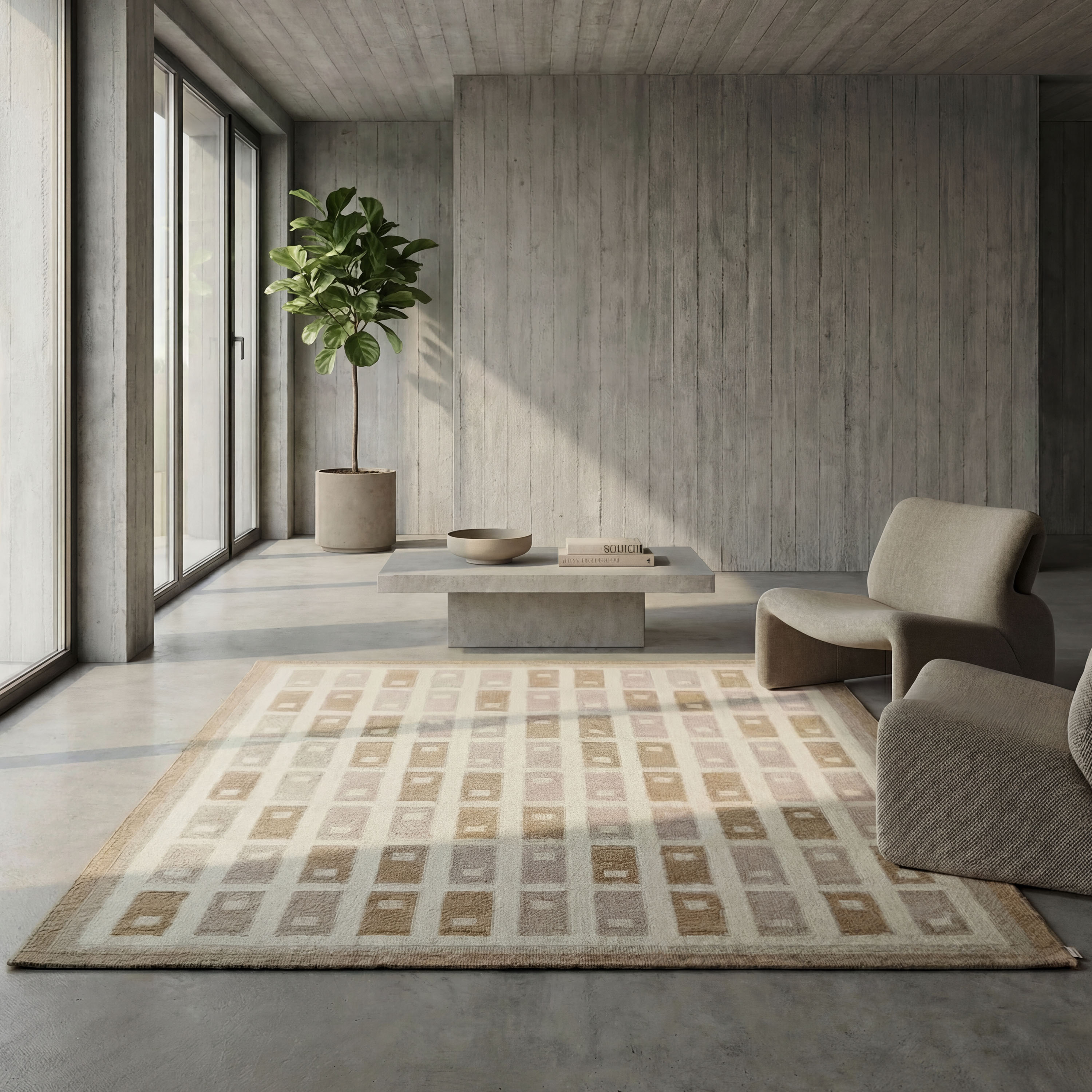Classic Collection Fyrbo Ullteppe Beige 170x230